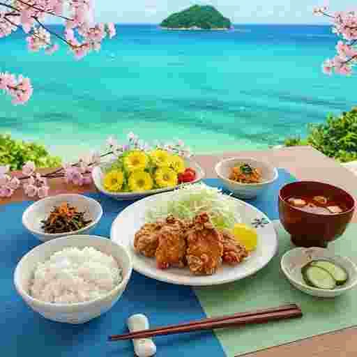 唐揚げ定食 メニュー 写真素材/写真販売 AI画像 有料＜30枚：350円＞商用利用可（サンプル）09