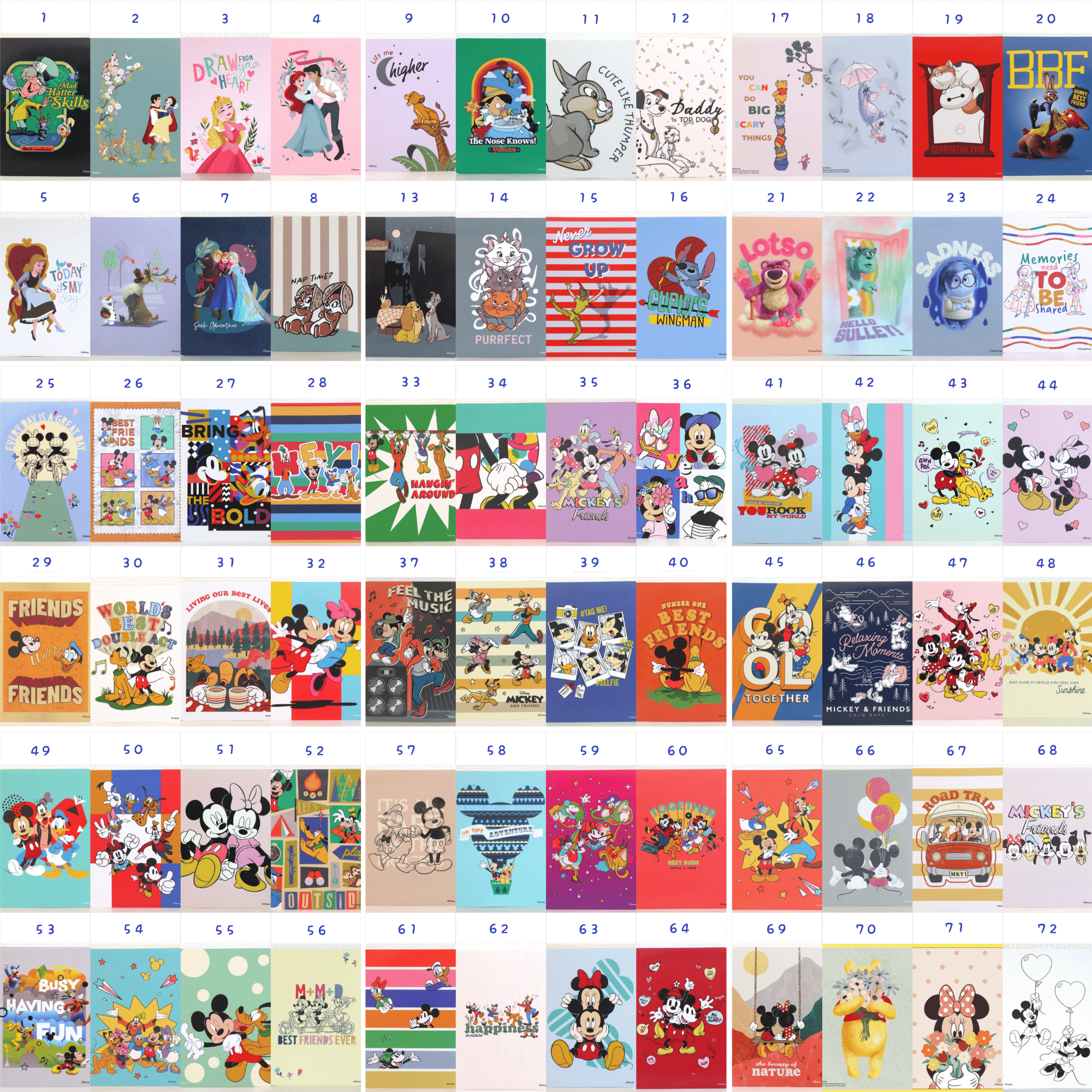 ディズニーストアのじゃんけんカード一覧✊✌✋|·*LUNA*· ディズニーストアのじゃんけんカード一覧✊✌✋|·*LUNA*·