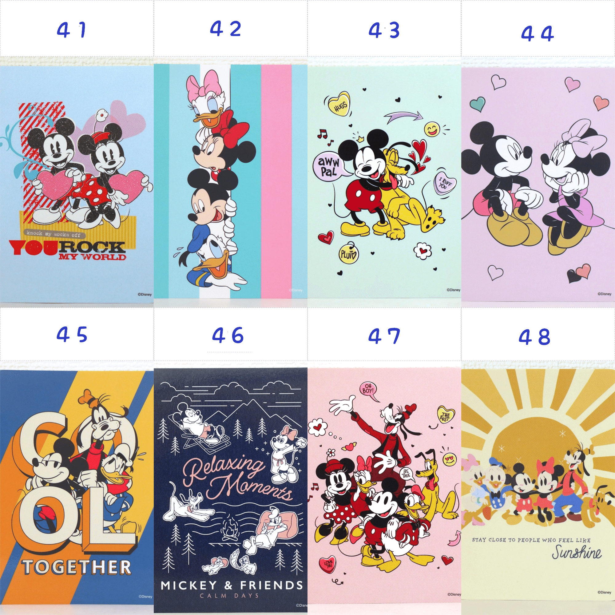 ディズニーストアのじゃんけんカード一覧✊✌✋|·*LUNA*· ディズニーストアのじゃんけんカード一覧✊✌✋|·*LUNA*·