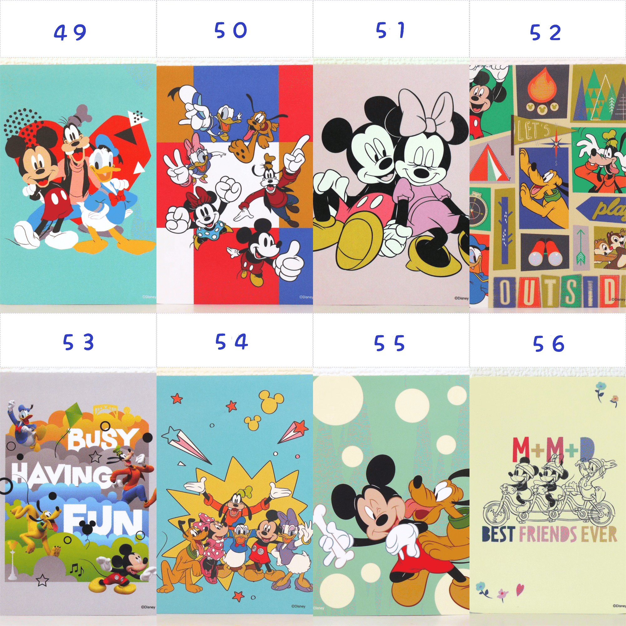 ディズニーストアのじゃんけんカード一覧✊✌✋｜·*LUNA*·