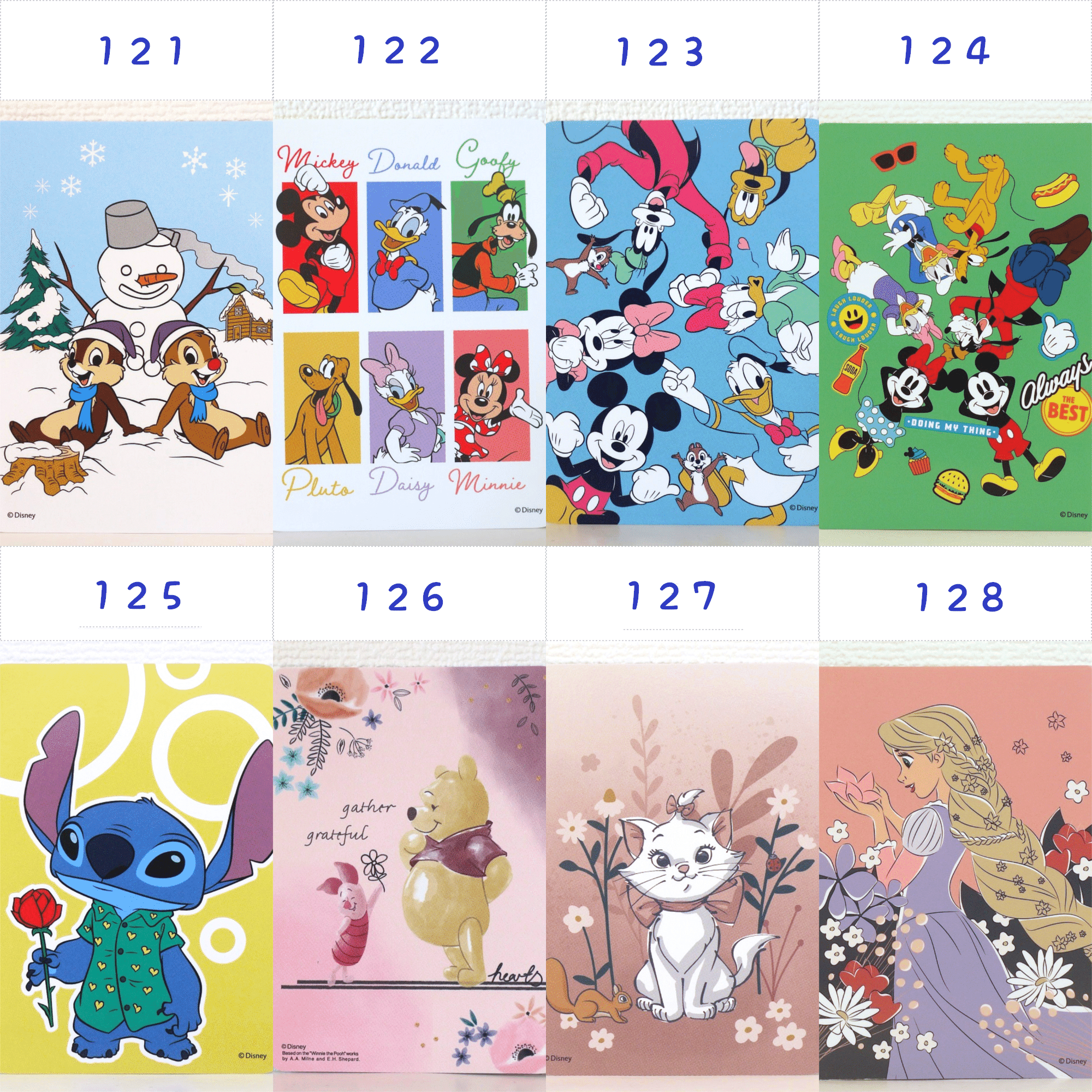 ディズニーストア じゃんけんカード 塗り絵カード ③ に*ฅ様 ディズニーストア じゃんけんカード 塗り絵 ディズニーストア