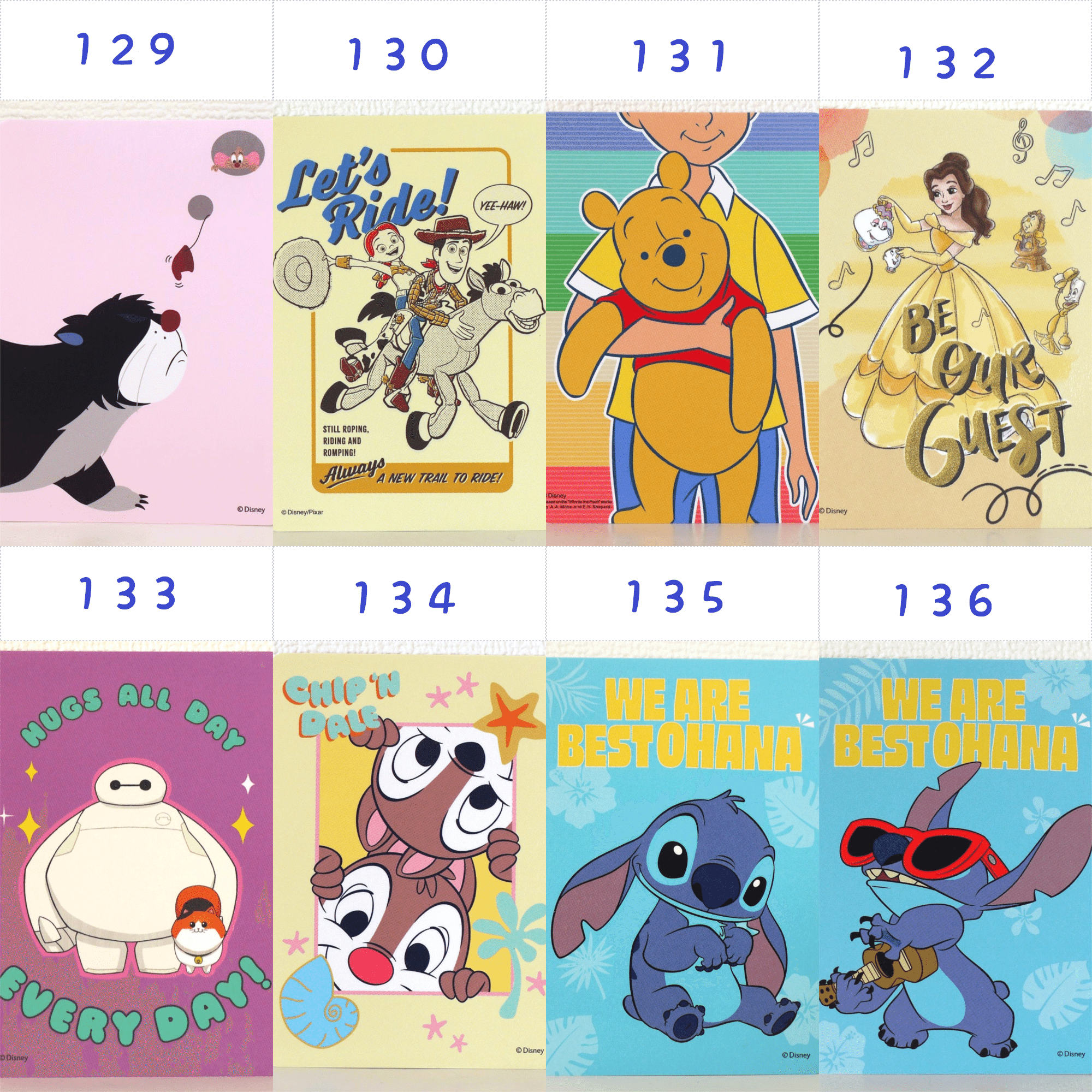 ディズニーストア じゃんけんカード 塗り絵カード ③ 16-47. ディズニー ディズニーストア ジャンケン じゃんけん