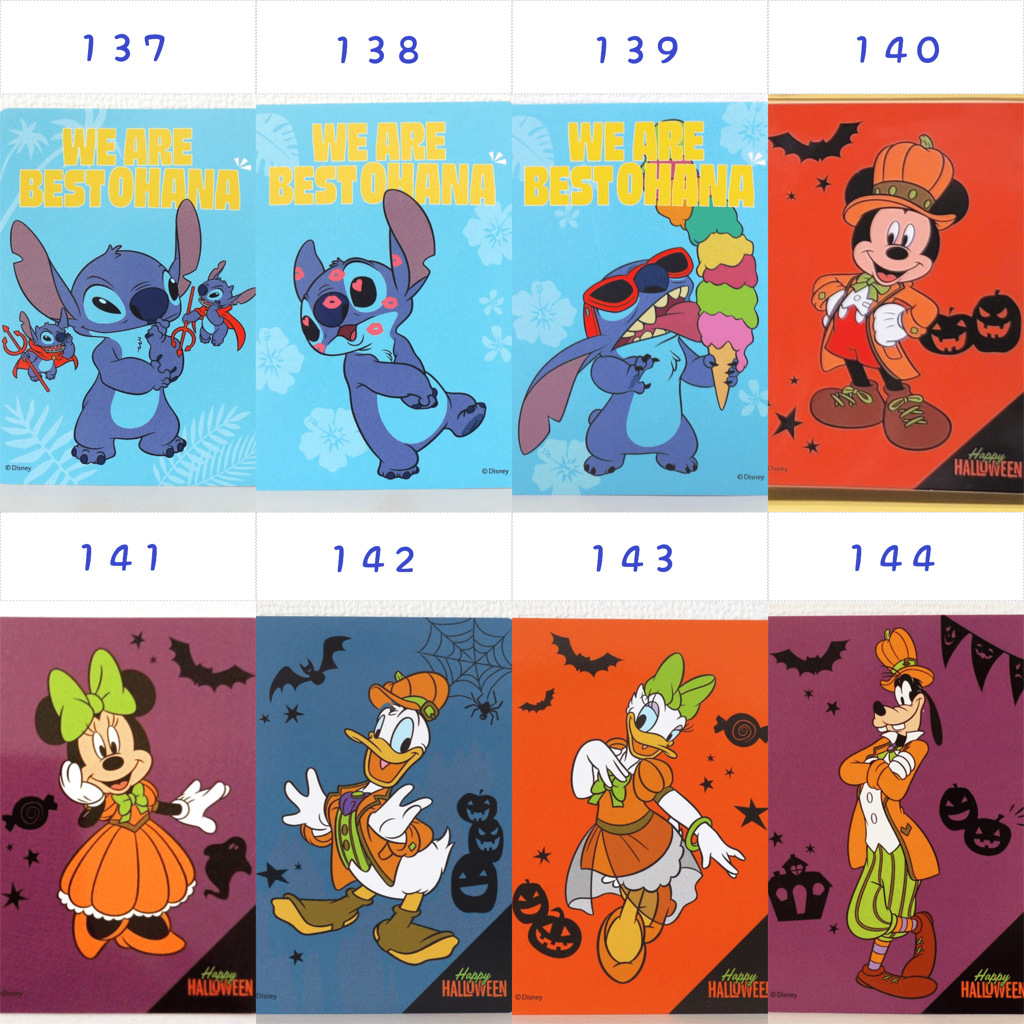 ディズニーストアのじゃんけんカード一覧✊✌✋｜·*LUNA*·