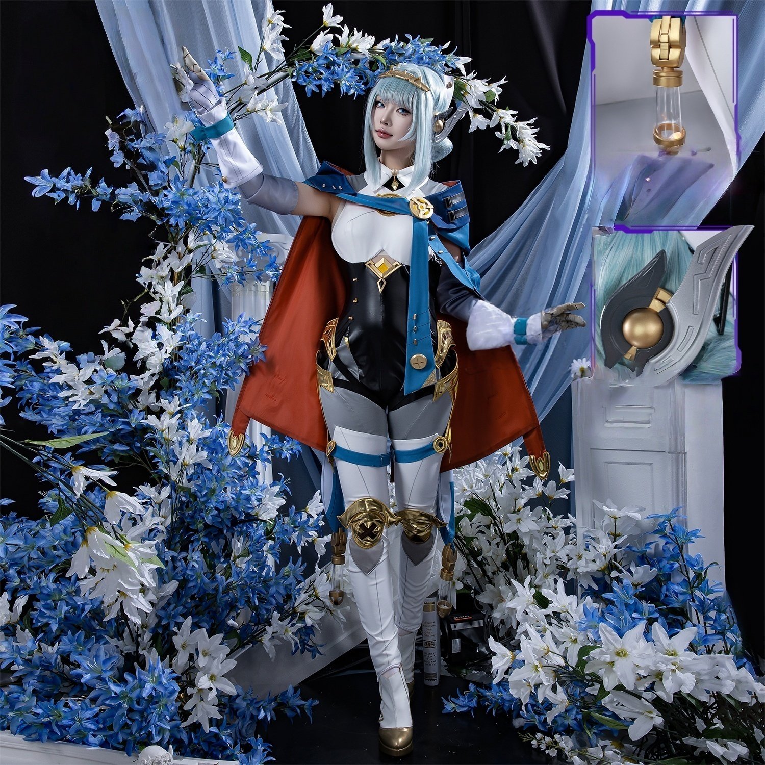 Azuiblc 原神 イネファ コスプレ Ineffa 少女の家政ロボット ブンブン