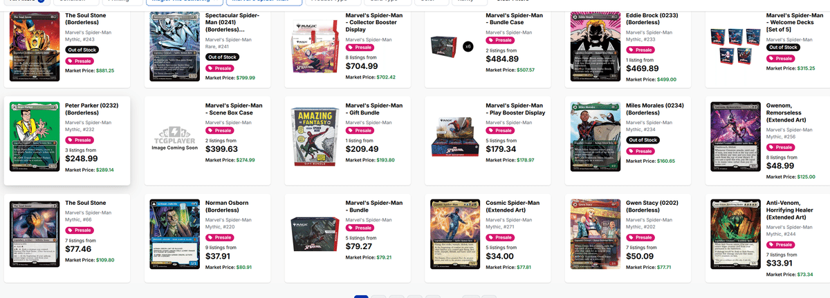 先行foil予約開始と同時に確認。やはりsinglestarさんでも引け