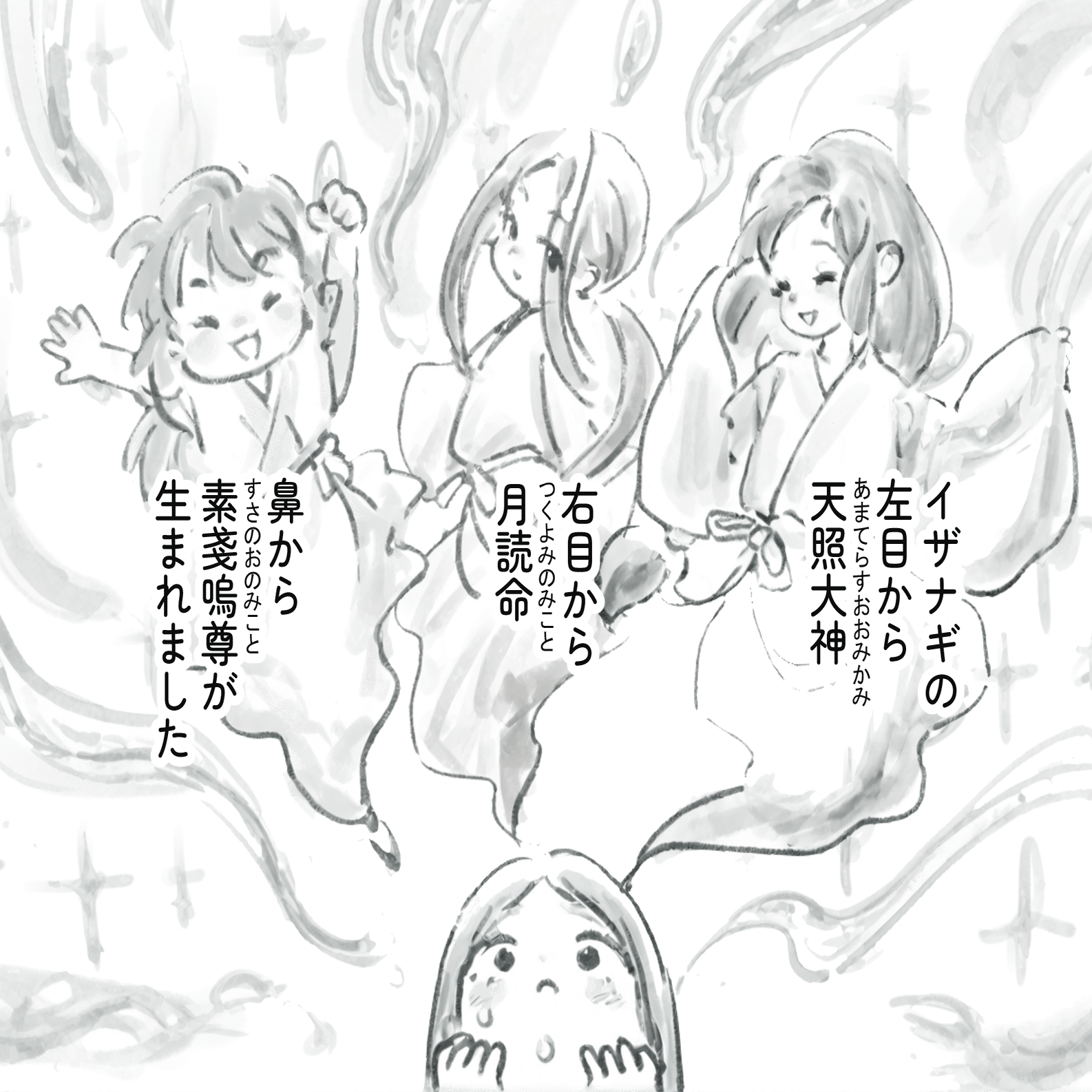 まんが古事記：月読命ツクヨミノミコト｜えんな｜漫画家・イラストレーター