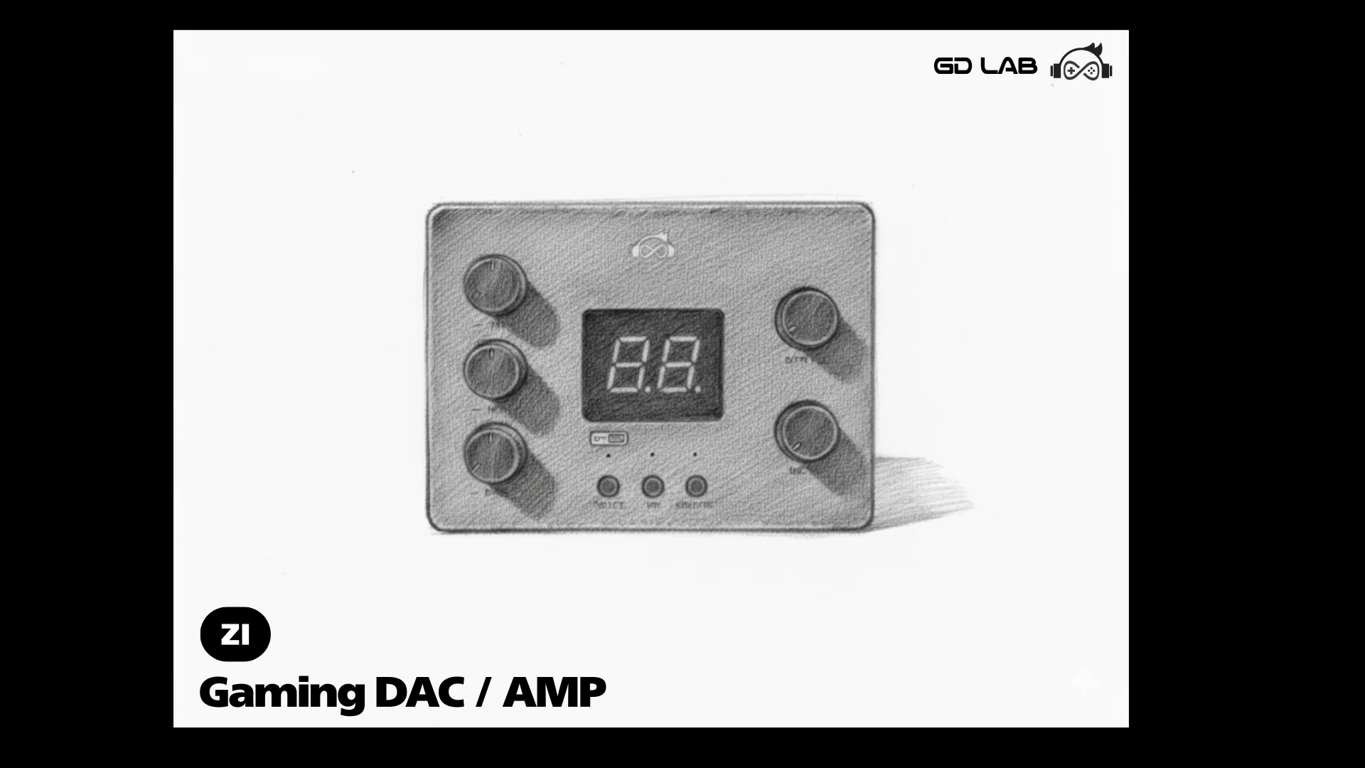 DOUK AUDIO X GD LAB Z1 ゲーミング DACアンプ: ゲームデバイスLAB監修 