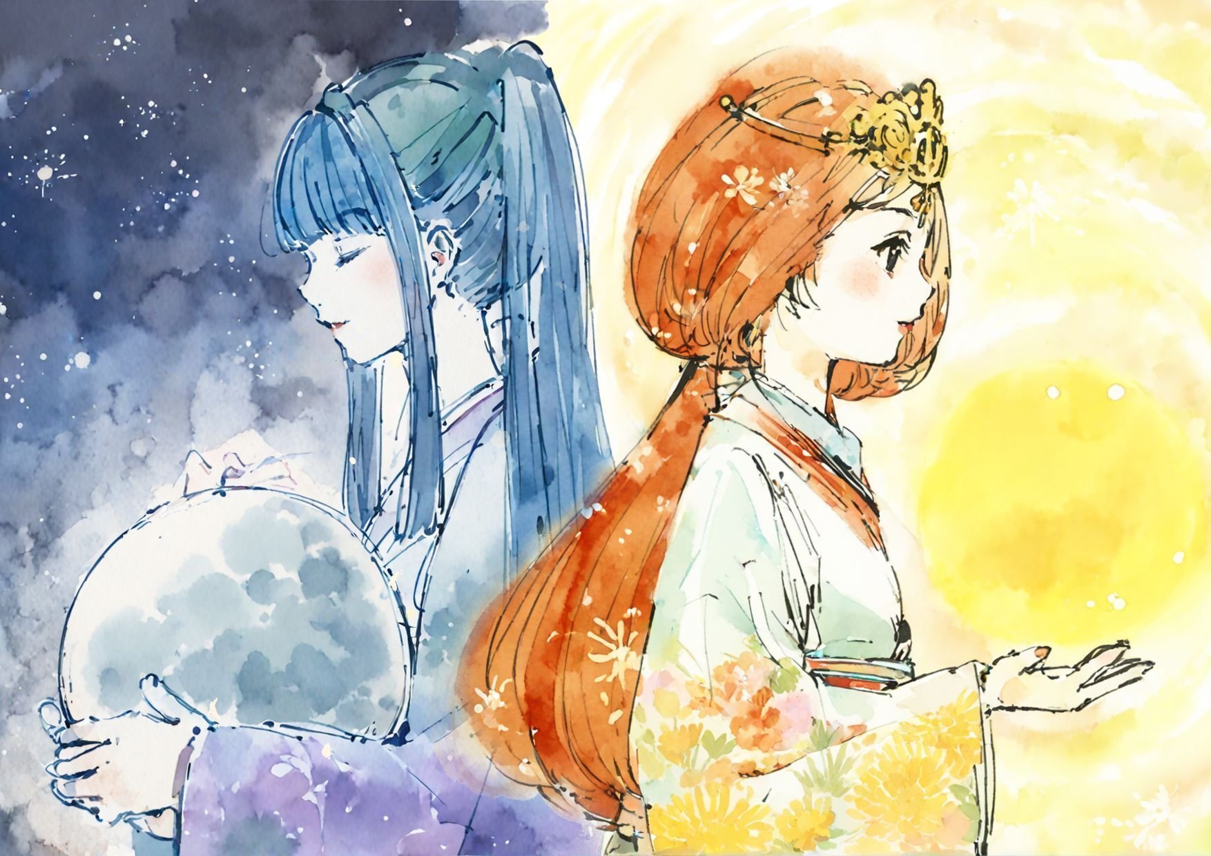 まんが古事記：月読命ツクヨミノミコト｜えんな｜漫画家・イラストレーター