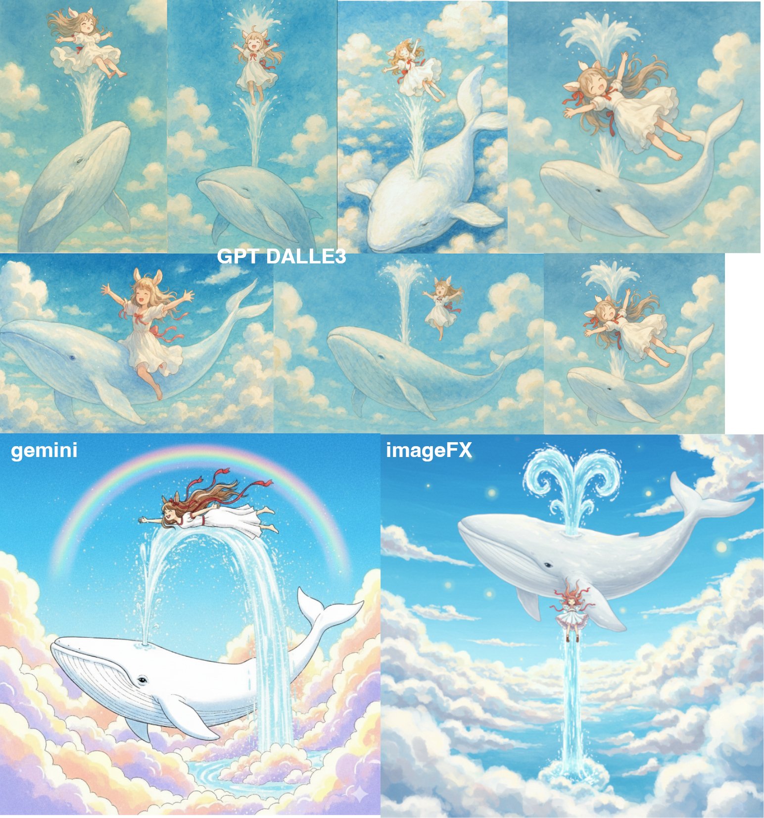 可愛いのが好き🐳鯨の噴水に乗りたい。StableDiffusion｜SDXL｜Chat