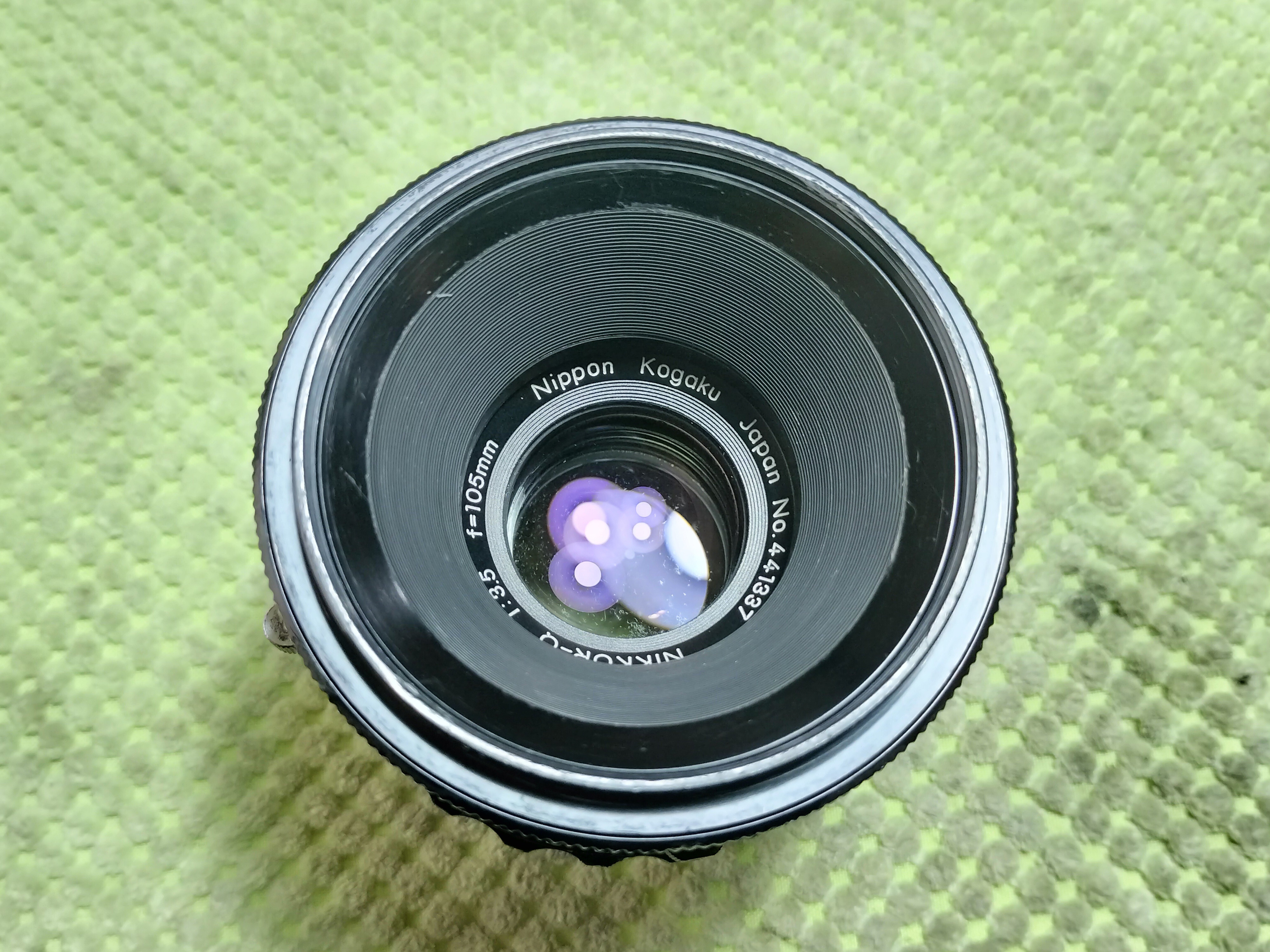 Zenza Bronica Nikon NIKKOR-Q 105mm F/3.5の分解｜フィルム