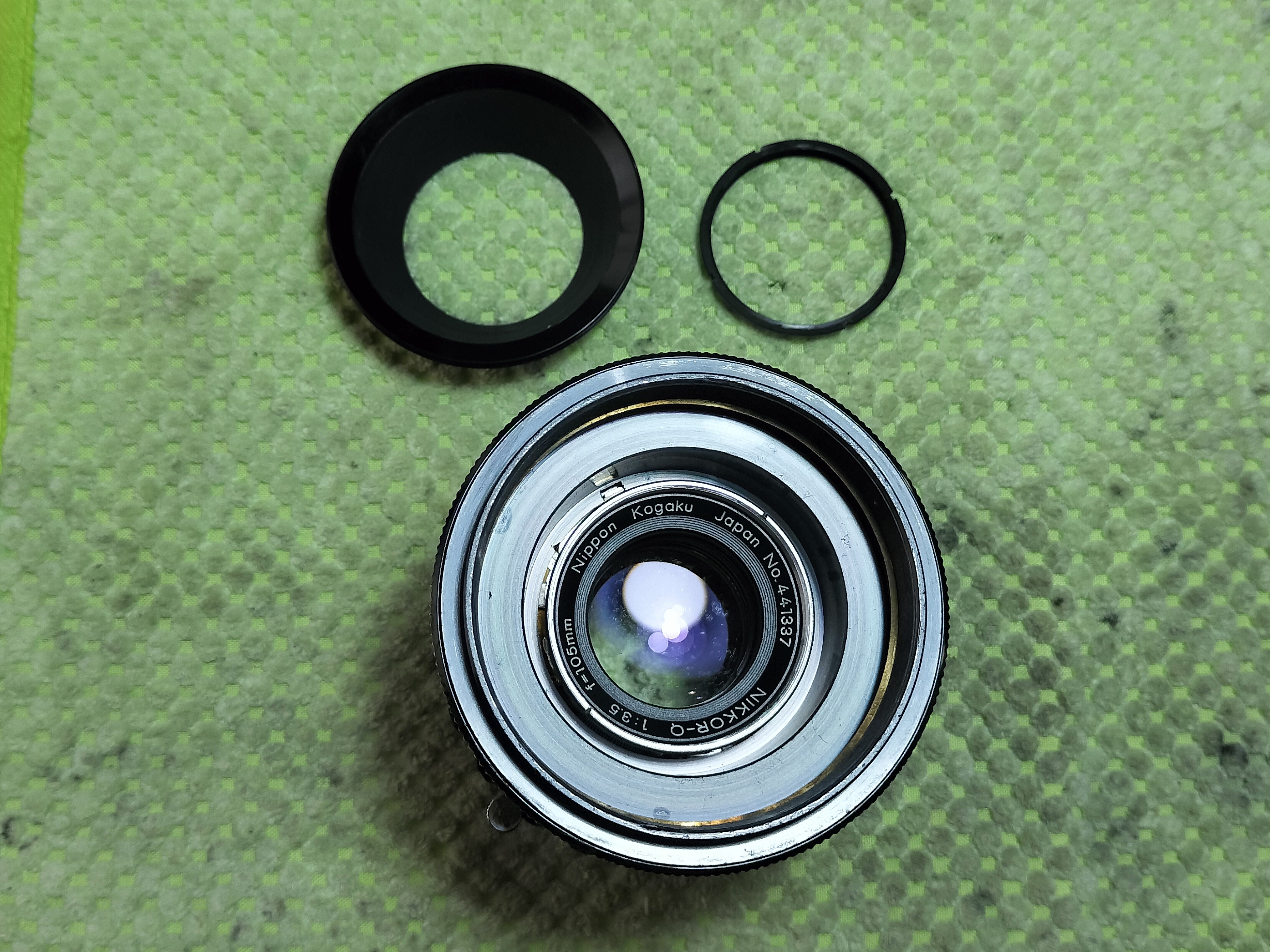 Zenza Bronica Nikon NIKKOR-Q 105mm F/3.5の分解｜フィルムカメラ修理