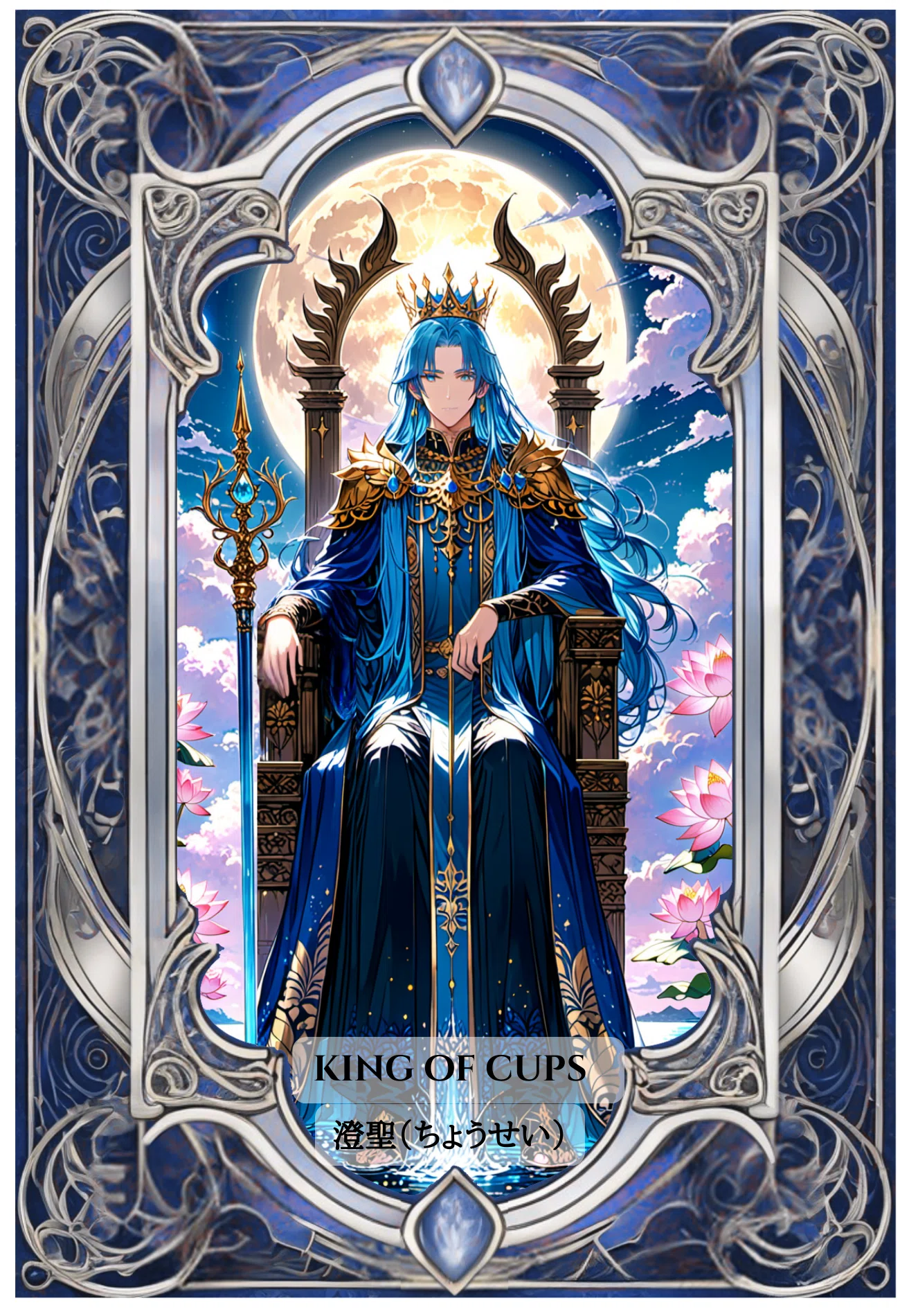 🏆カップのキング🏆King of Cups/ タロットカード｜Miaru
