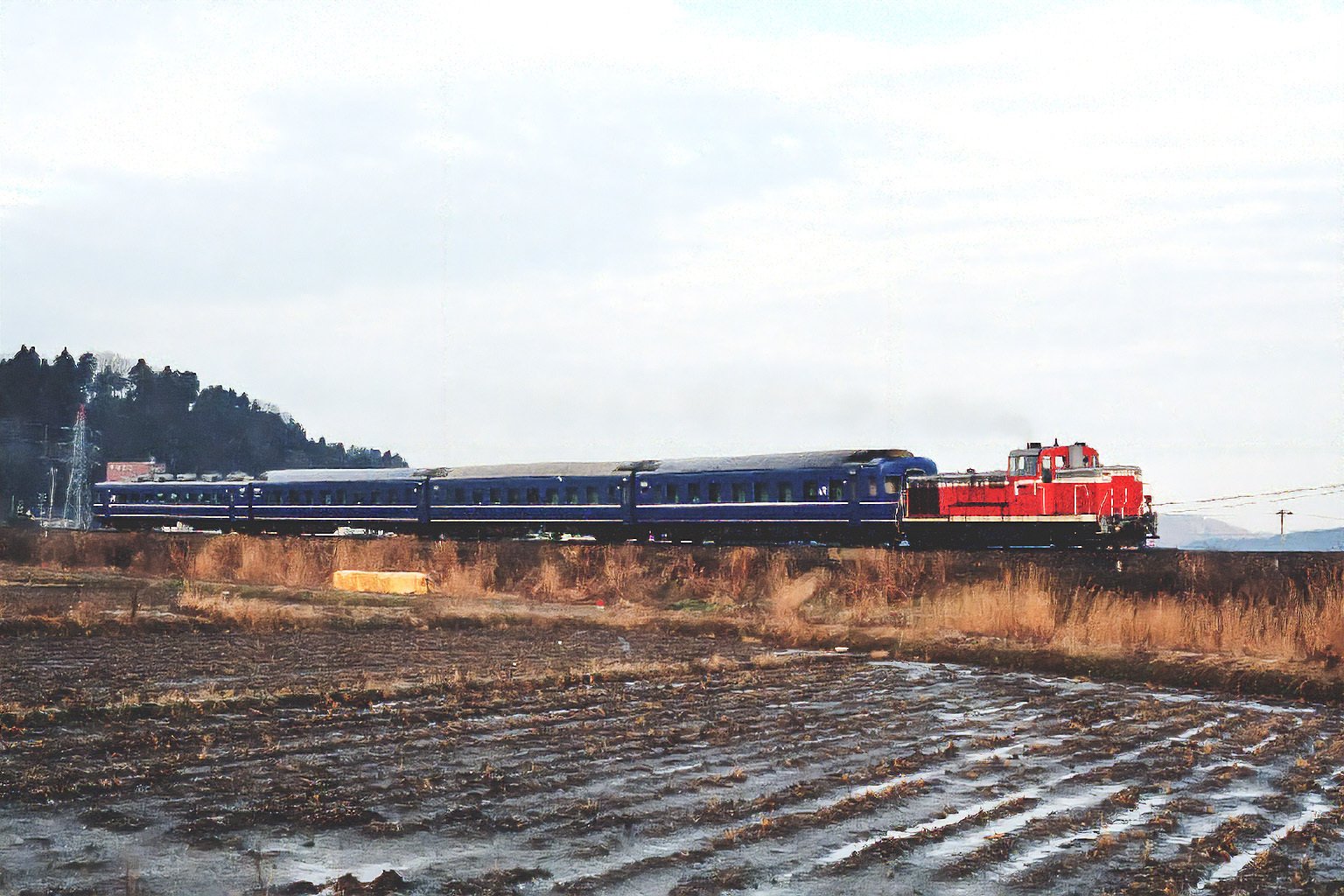 v092, 七尾線：冬の北陸 ときめき号 （1990年）画像補填版｜ひろやん