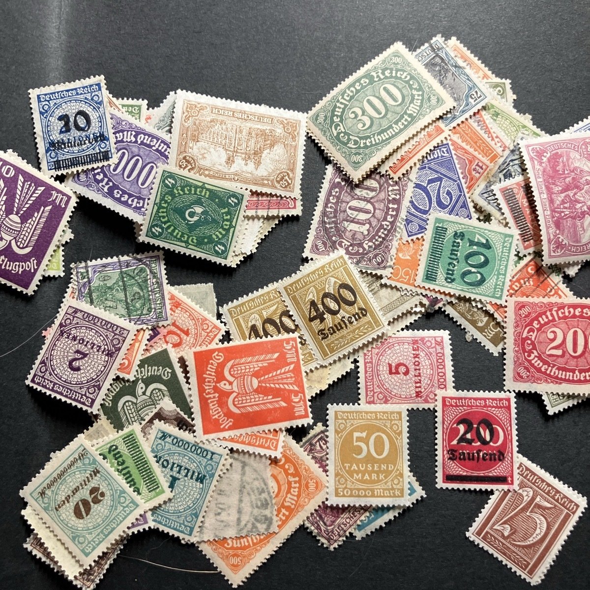 日本の古切手　日本とアメリカ　11枚 3111【希少レア品】大日本帝国郵政切手 1940年代 日本占領地