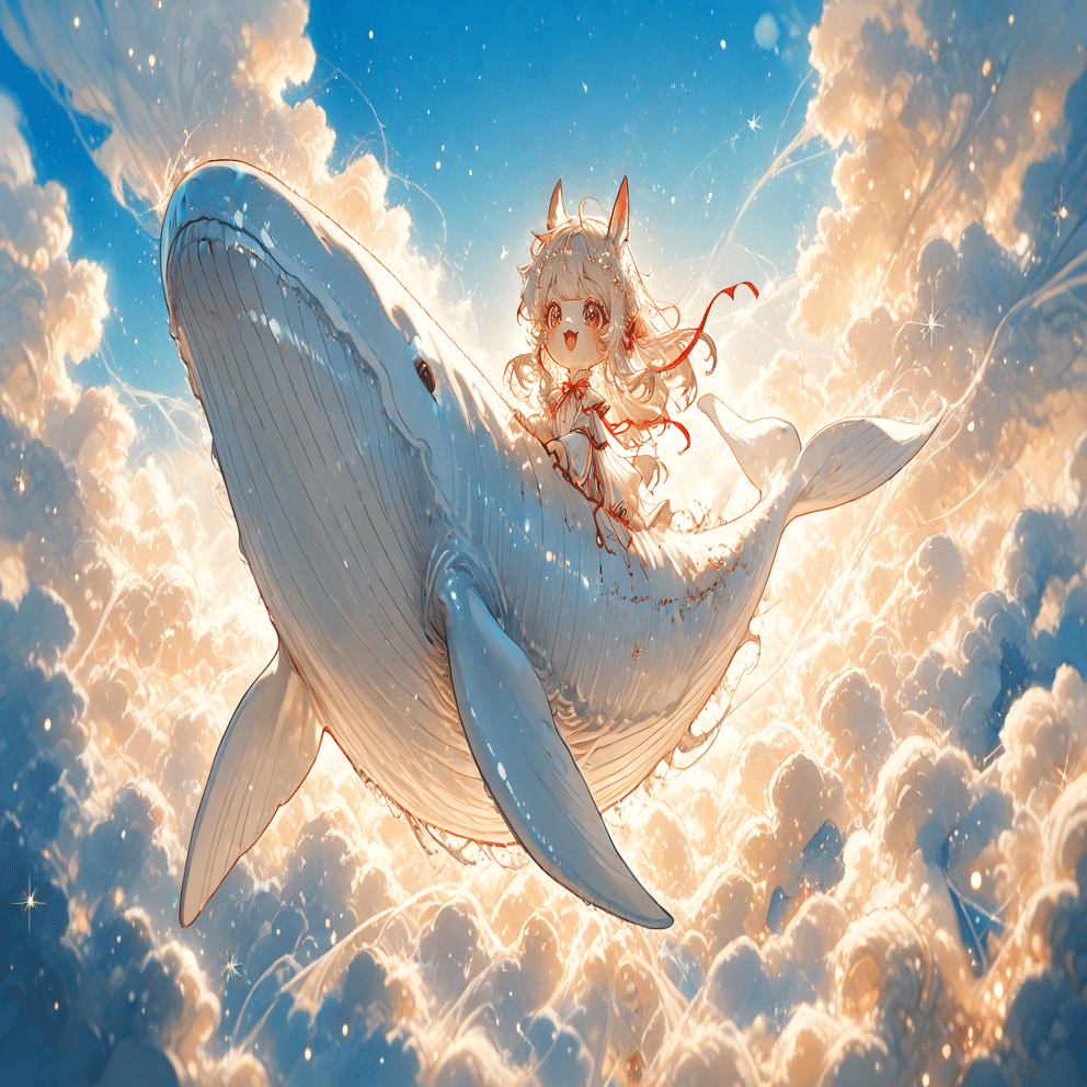 可愛いのが好き🐳鯨の噴水に乗りたい。StableDiffusion｜SDXL｜Chat
