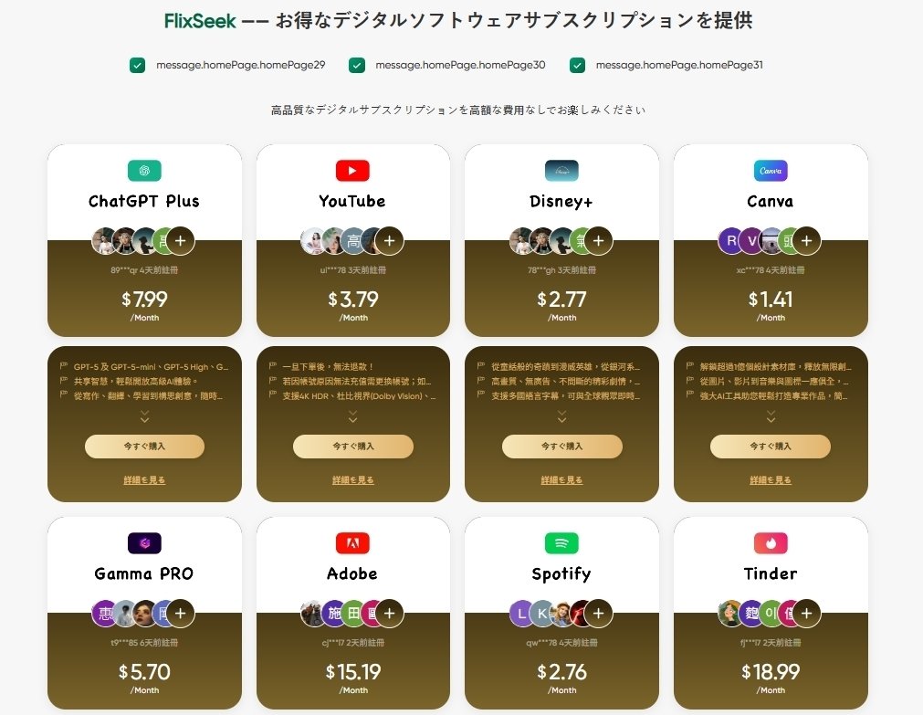 FlixSeek レビュー／割引コード」— 共有ストリーミング