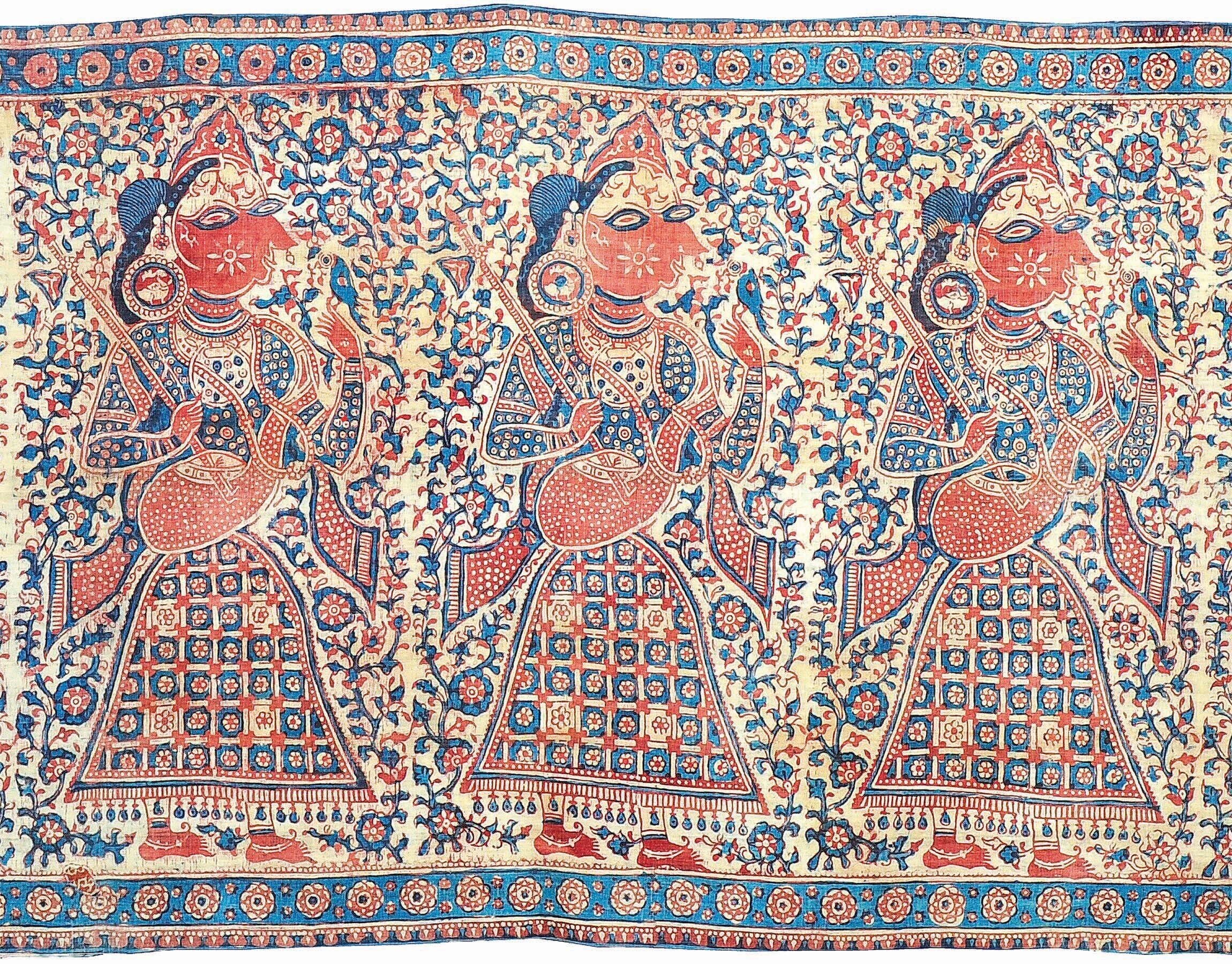 インド更紗　見本帳　古裂　古布　17-19世紀 インド更紗 世界をめぐる物語｜桑原亘之介