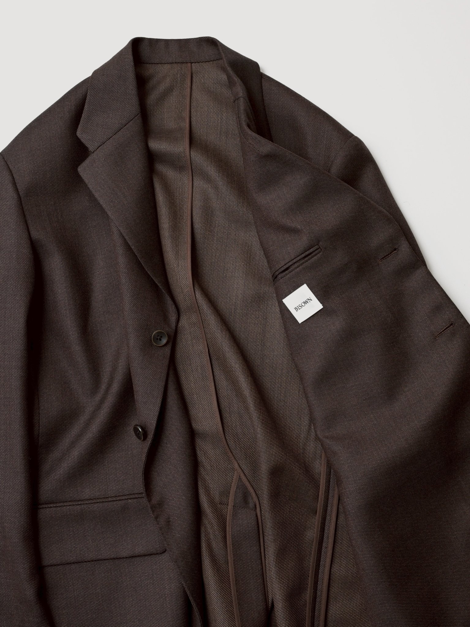 BISOWN LAMBSWOOL HUNTING COAT MOCA サイズ3 BISOWN POPUP STORE