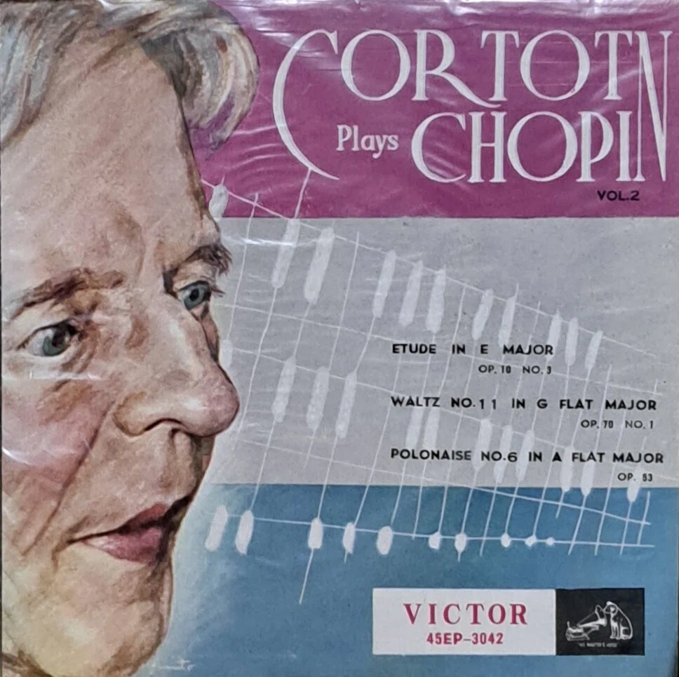 コルトーの1952年日本録音、ショパンの練習曲ホ長調 作品10の3「別れの