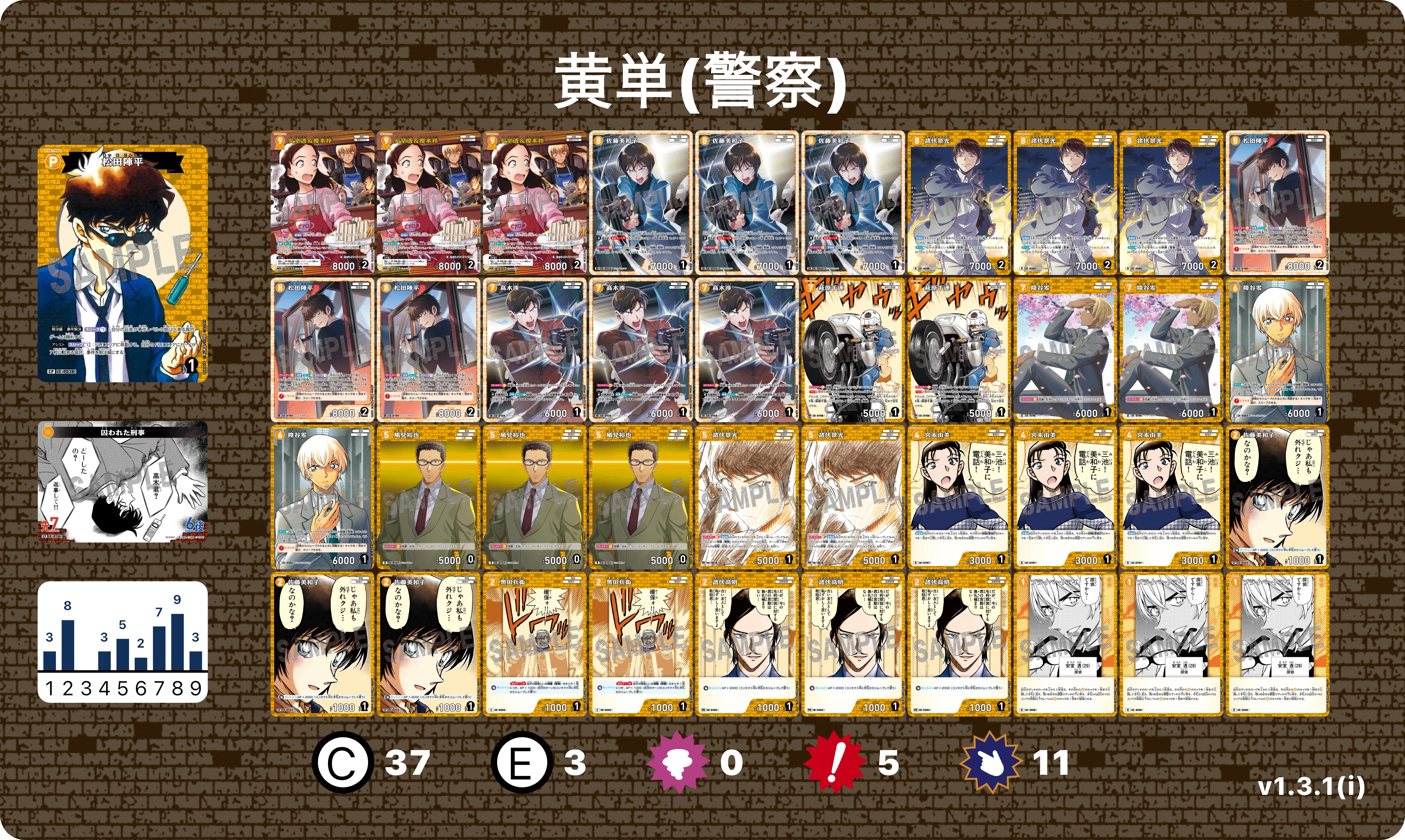 6弾環境】コナンカードの全17デッキについて考察！【全文無料