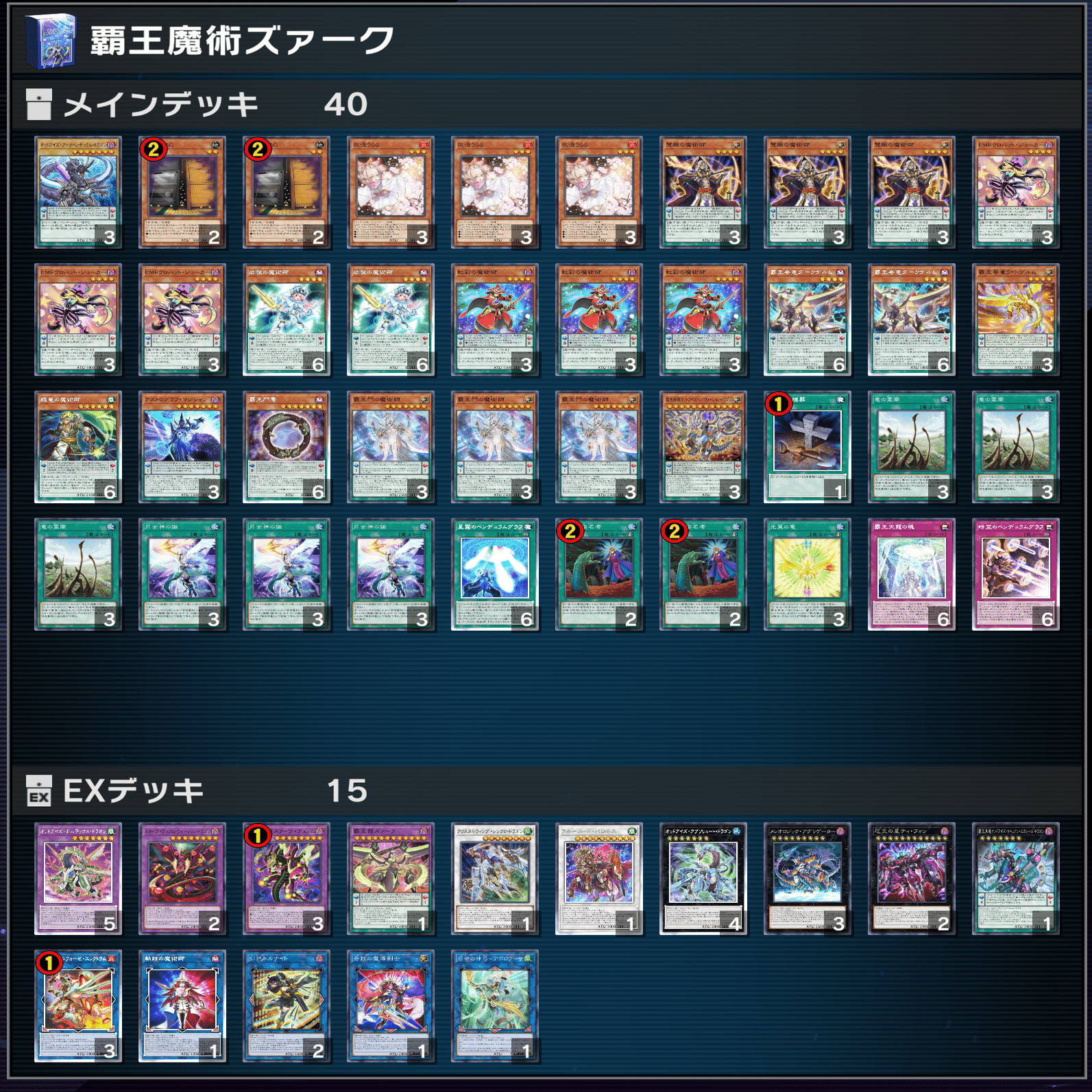 覇王魔術師 デッキパーツ 遊戯王マスターデュエル】【DC1st突破】覇王軸覇王魔術師の今｜沙里葉