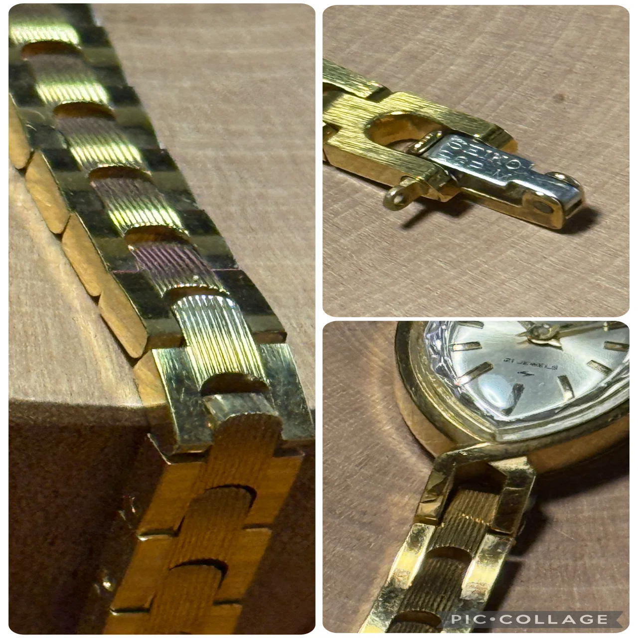 希少】SEIKO セイコー パール ブレスレットウォッチ ゴールド 腕時計 