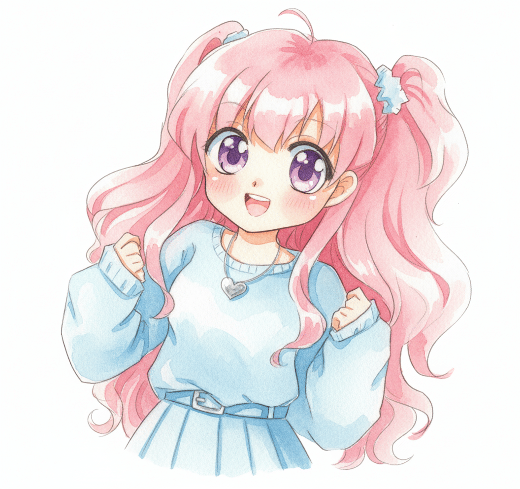 なっちぃ　手描きイラスト たくっち あぃちゃん 描いてみた 👩🏻‍🦰 実況者 お絵描き 手描き