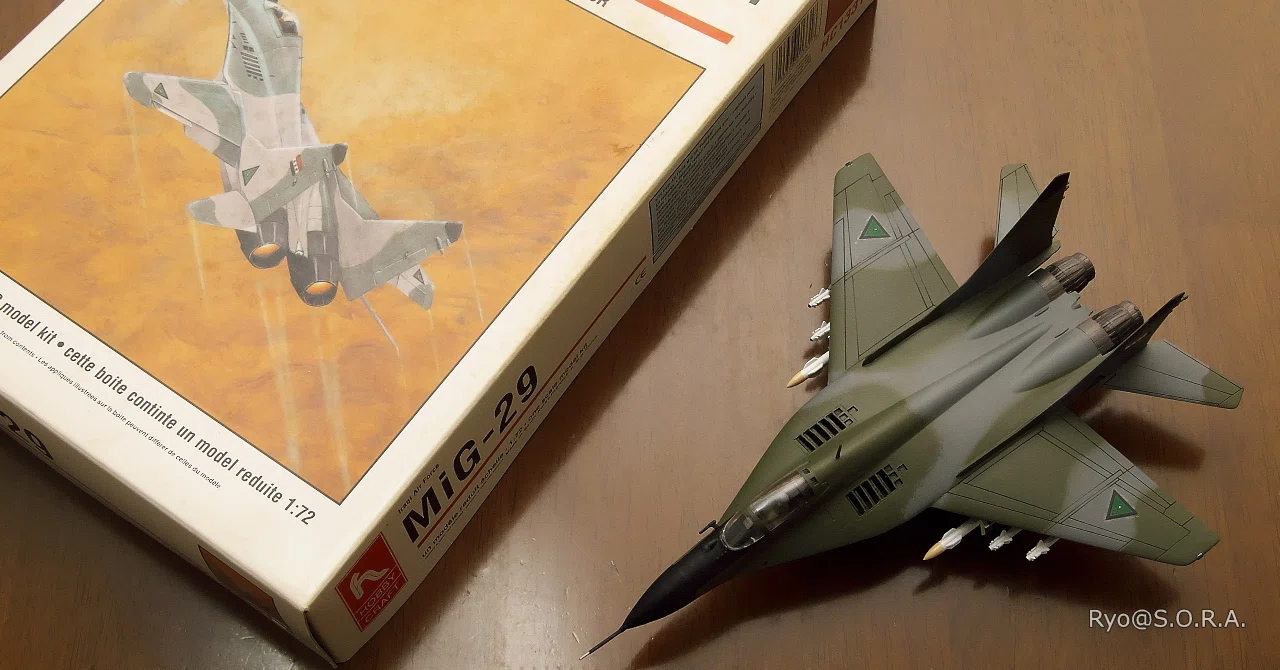 プラモデル製作記 ホビークラフト 1/72 MiG-29｜Ryo@S.O.R.A.
