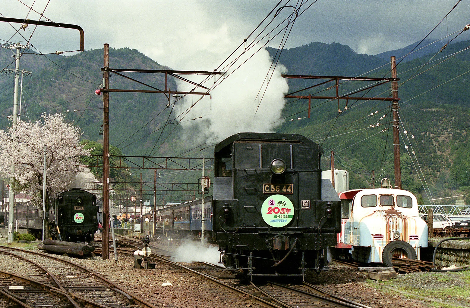 v093, 大井川鉄道：桜 （1990年）｜ひろやん