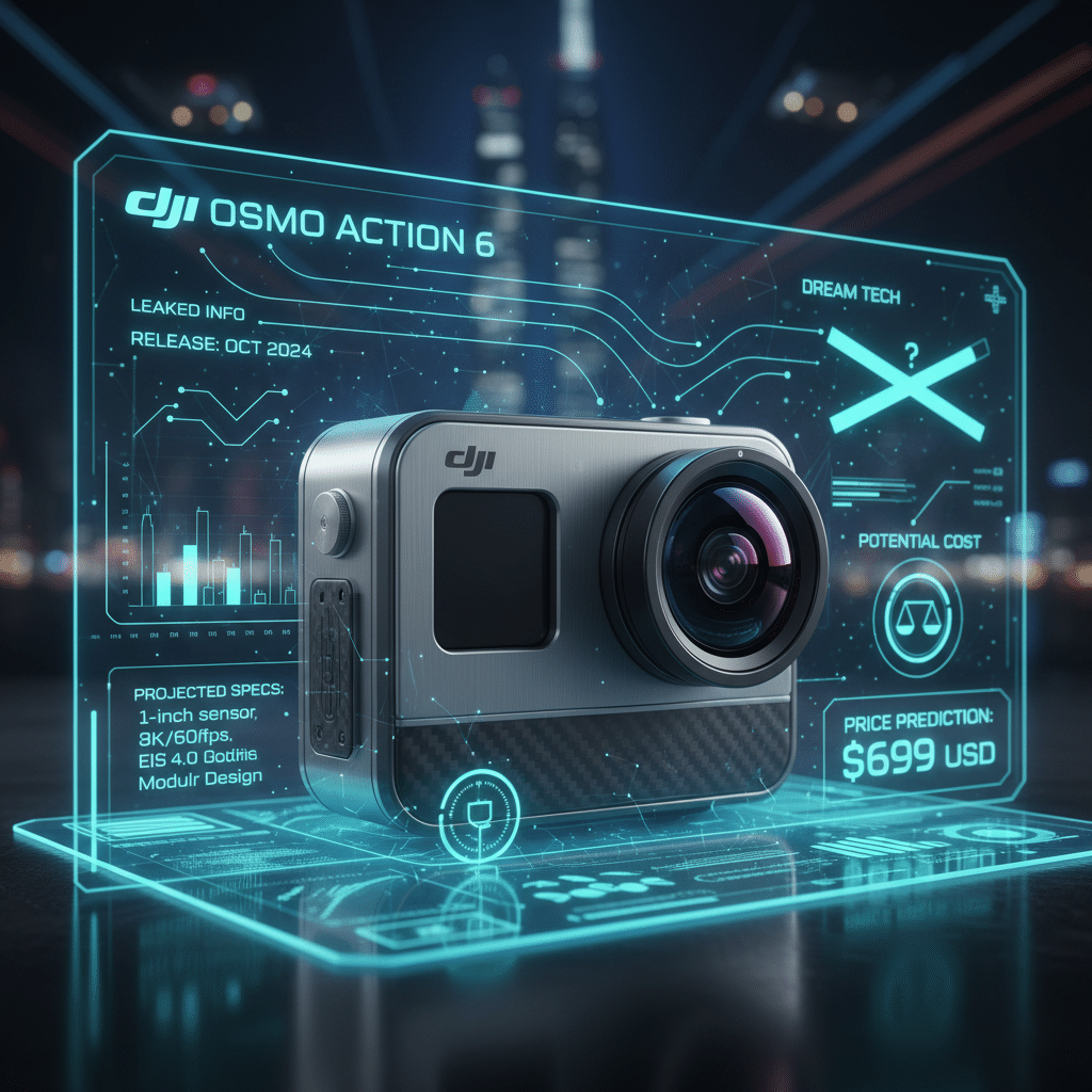 DJI Osmo Action 6のスペック徹底解説【1インチセンサー搭載