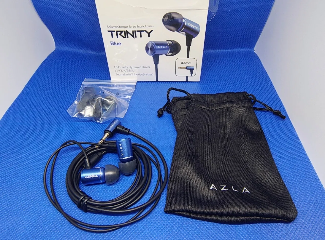 小さいけれど迫力あり】AZLA TRINITY イヤホンレビュー #PR 【2