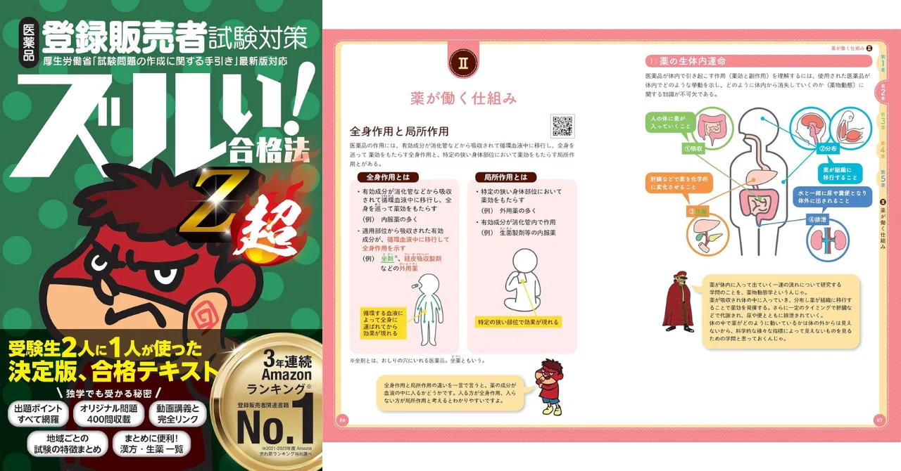 独学合格！医薬品登録販売者試験のおすすめ参考書＆過去問5選【口コミ