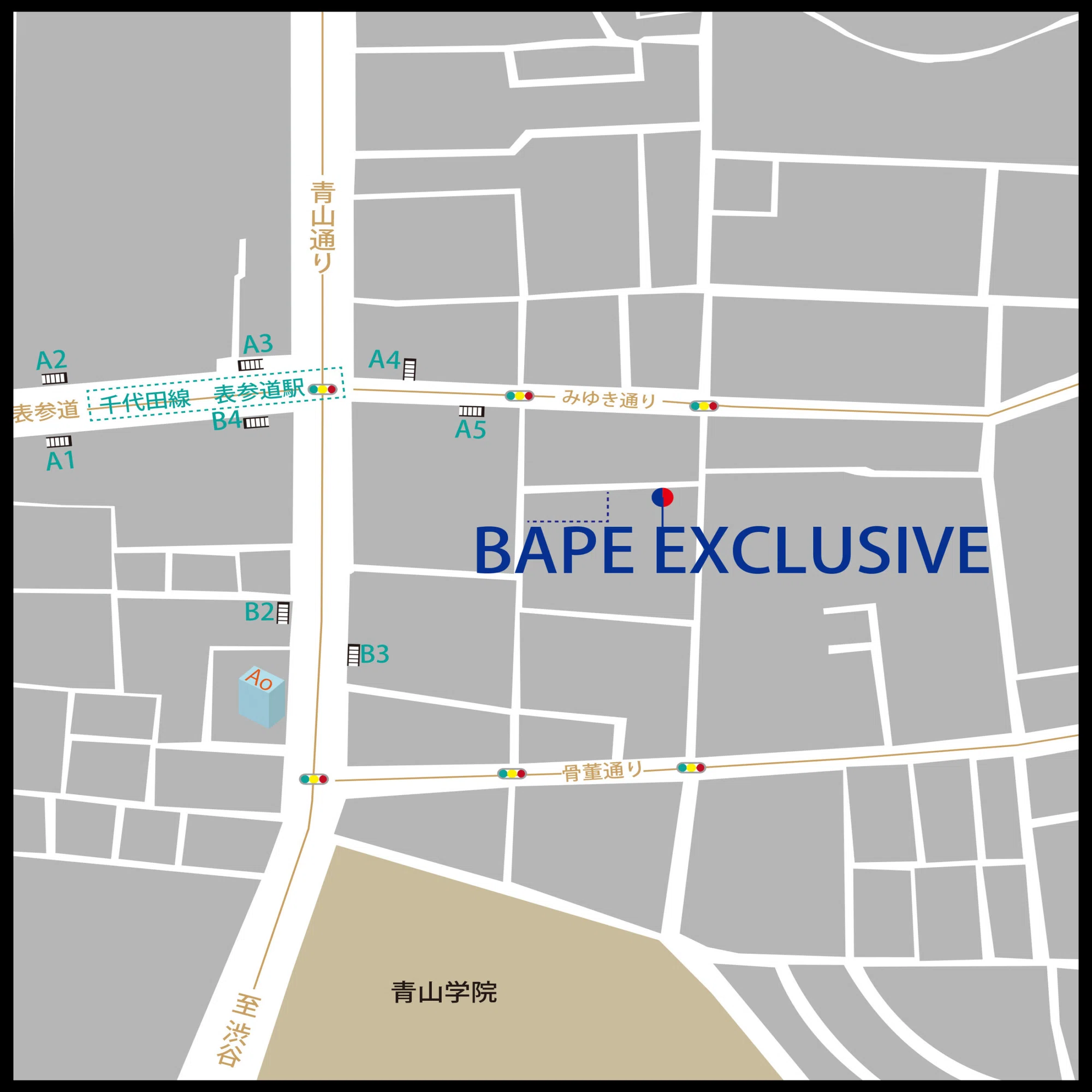 東京にある「A BATHING APE」の店舗まとめ(地図付き）｜Fashion Map Tokyo