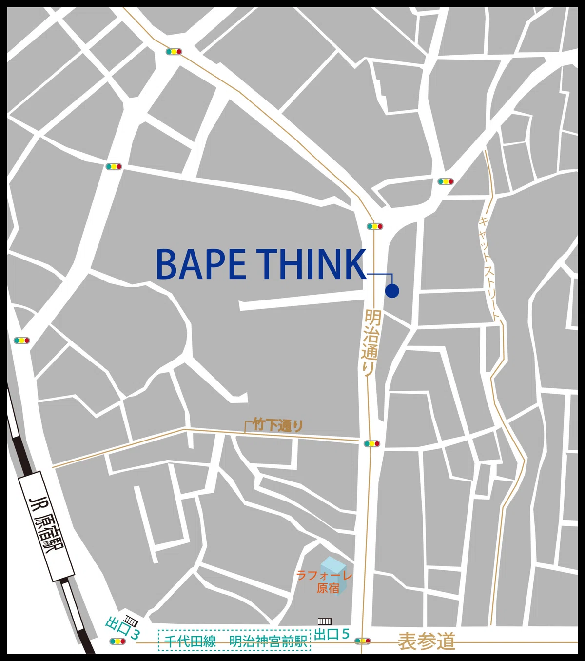 東京にある「A BATHING APE」の店舗まとめ(地図付き）｜Fashion Map Tokyo