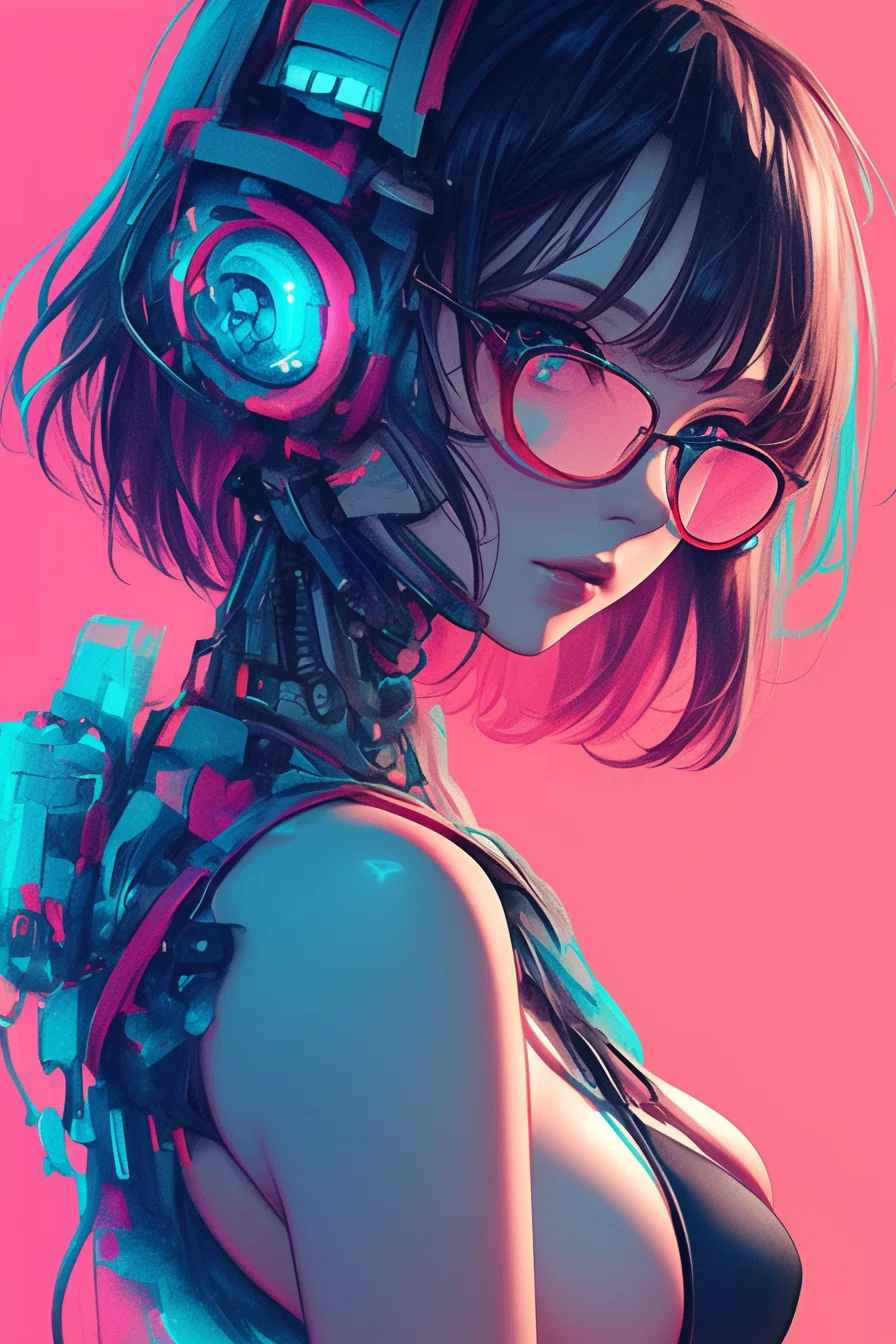 AIイラスト｜NijiJourney ｜作品集 Emotionless Cyberbrain｜AGLiT