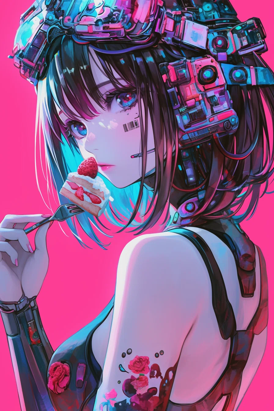 AIイラスト｜NijiJourney ｜作品集 Emotionless Cyberbrain｜AGLiT