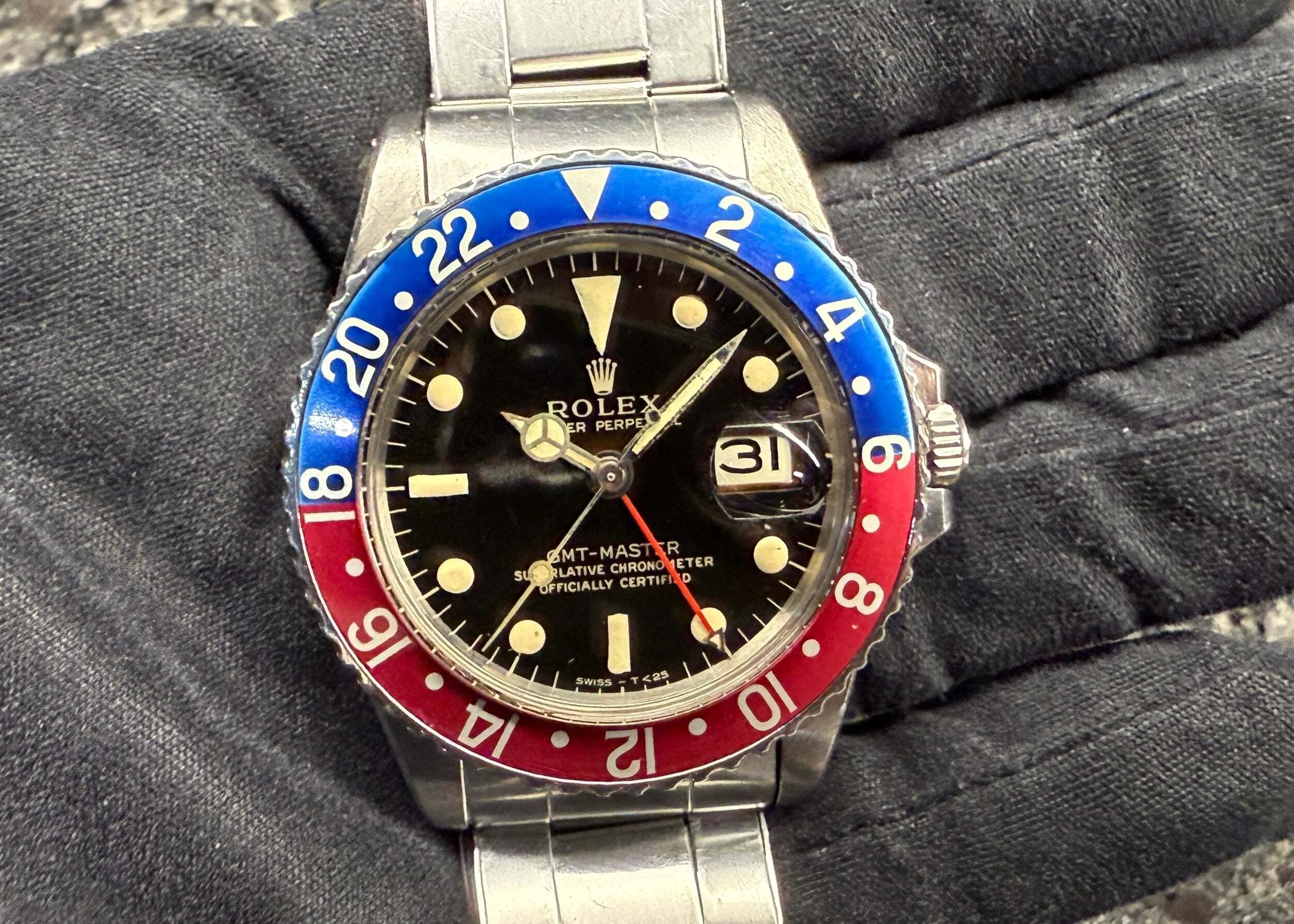 ヴィンテージ スイスリベットブレス7206 FF80 サブマリーナGMT 【公式