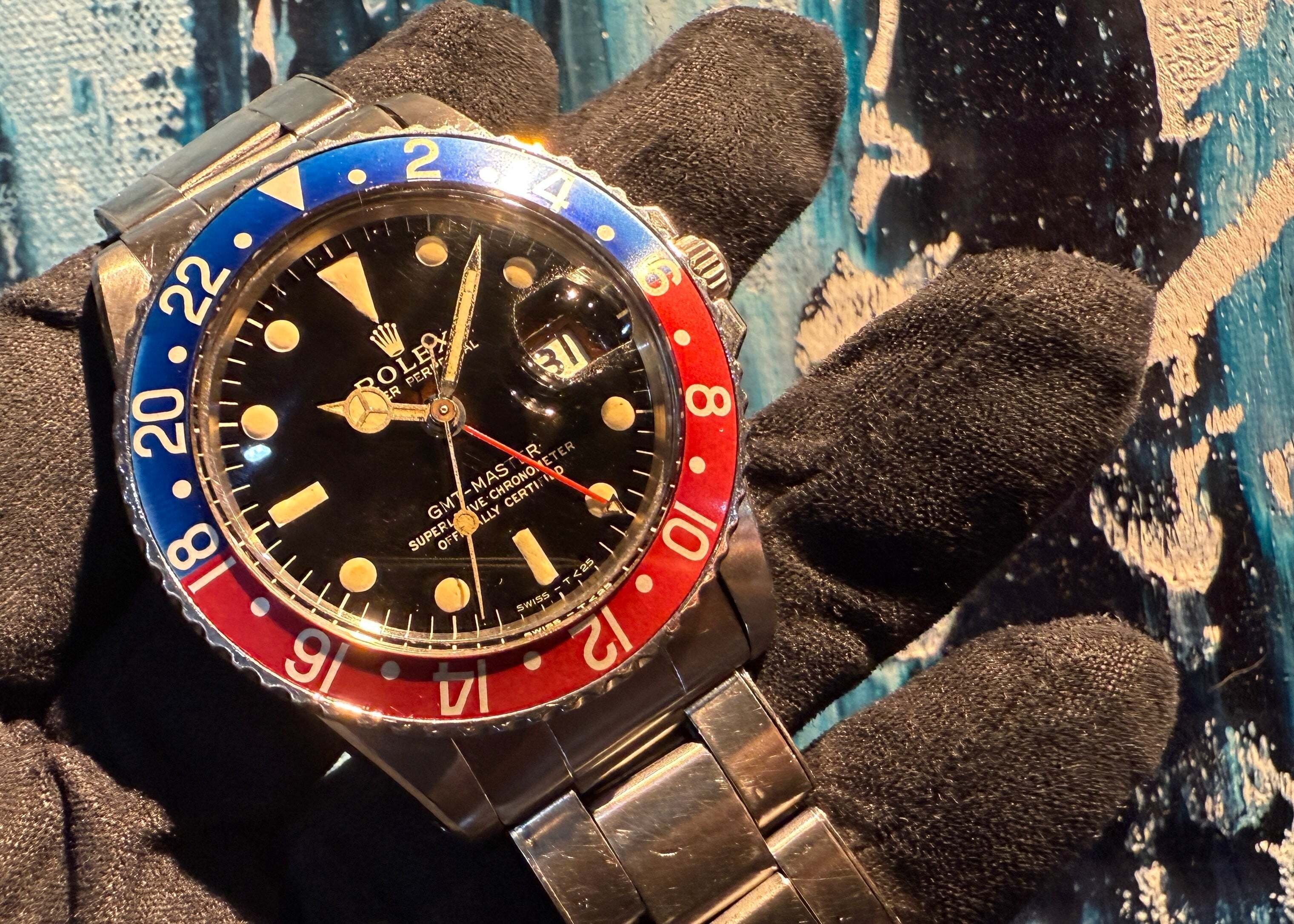 ヴィンテージ スイスリベットブレス7206 FF80 サブマリーナ GMT トップ