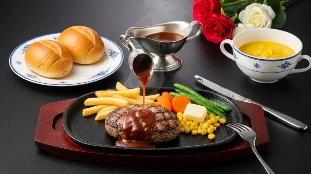 ハンバーグ レシピ 写真素材/写真販売 AI画像 有料＜30枚：350円＞商用利用可02