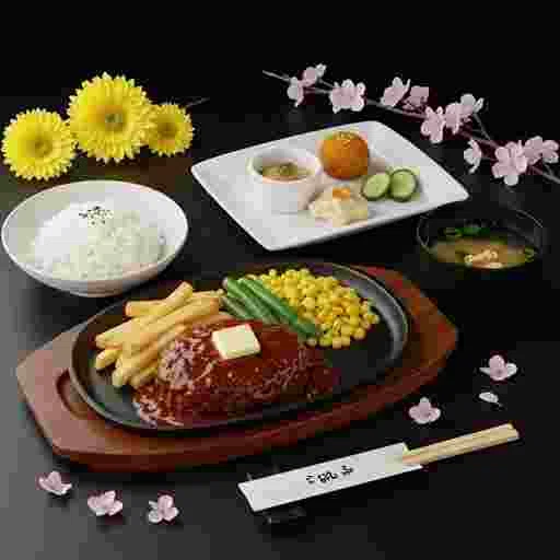 ハンバーグ レシピ 写真素材/写真販売 AI画像 有料＜30枚：350円＞商用利用可（サンプル）023
