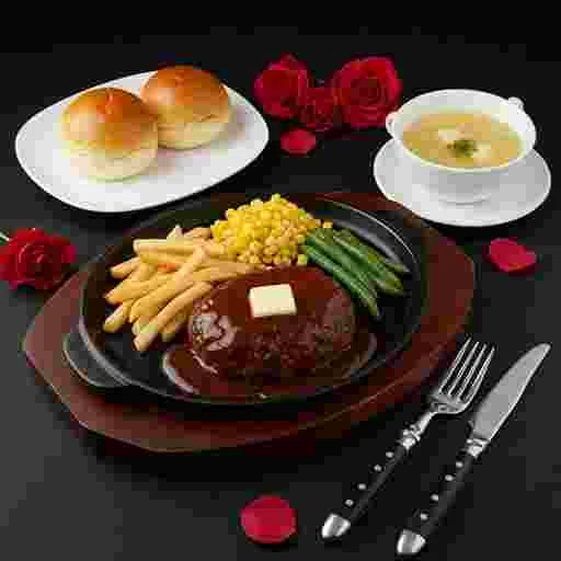 ハンバーグ レシピ 写真素材/写真販売 AI画像 有料＜30枚：350円＞商用利用可（サンプル）014