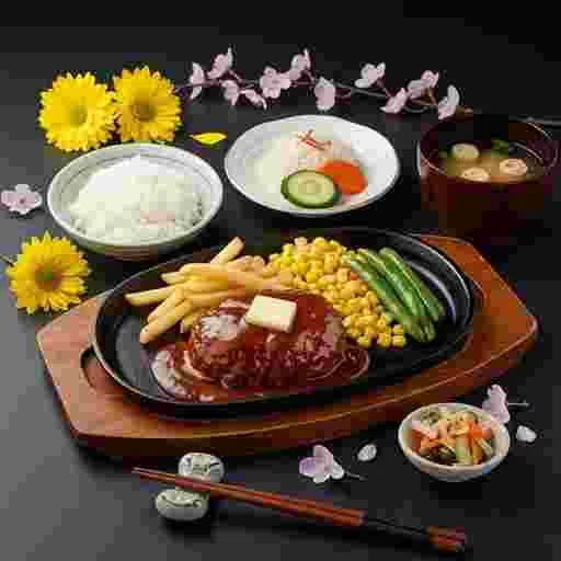 ハンバーグ レシピ 写真素材/写真販売 AI画像 有料＜30枚：350円＞商用利用可（サンプル）03