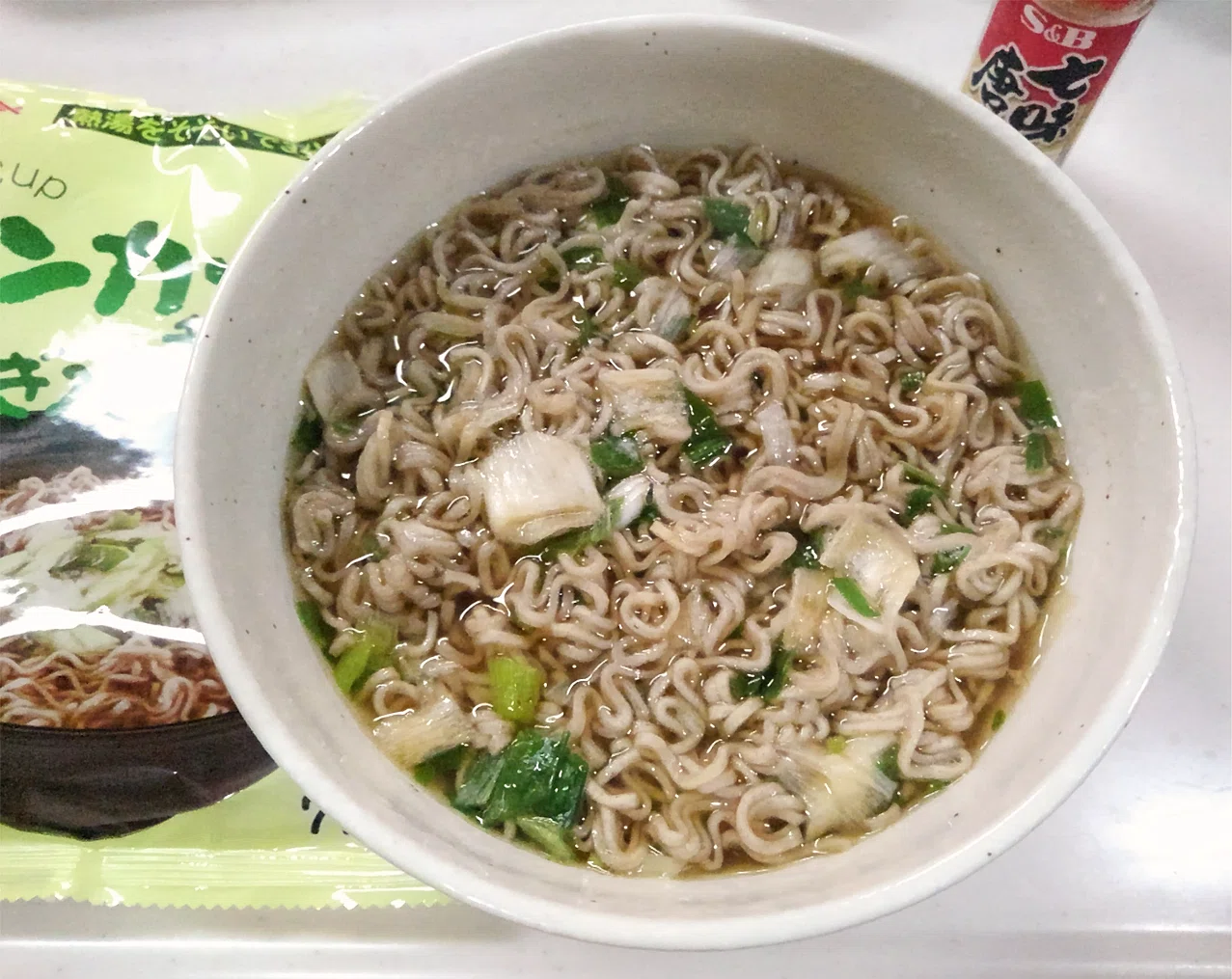 ノンカップ麺 和風ねぎ入りそば【我が干しそば道 精進の95杯目