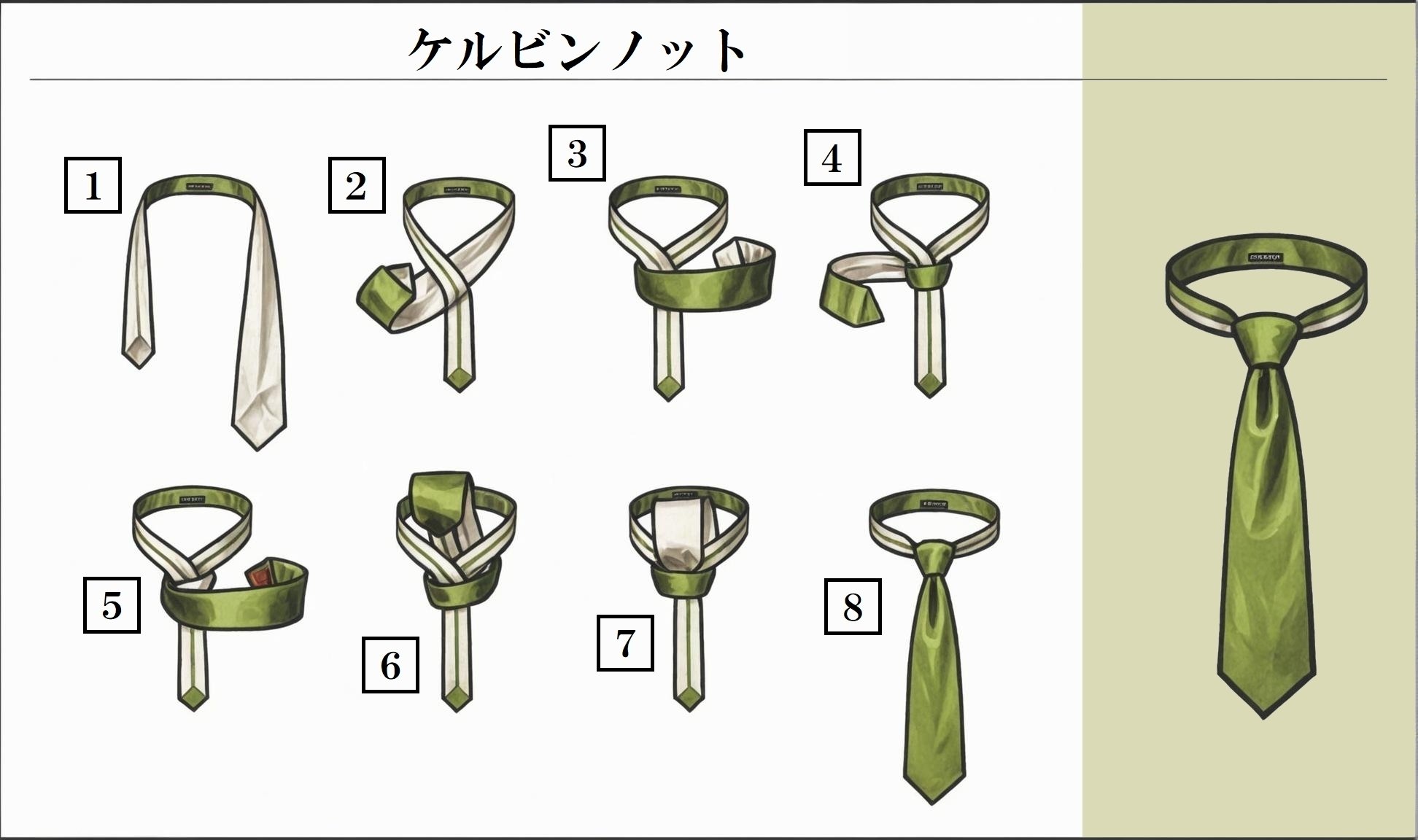 ネクタイの結び方｜fluffypetal_official