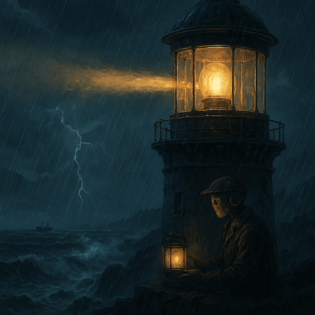 嵐の中で光を守る者 ──灯台守の夜｜真田一刀