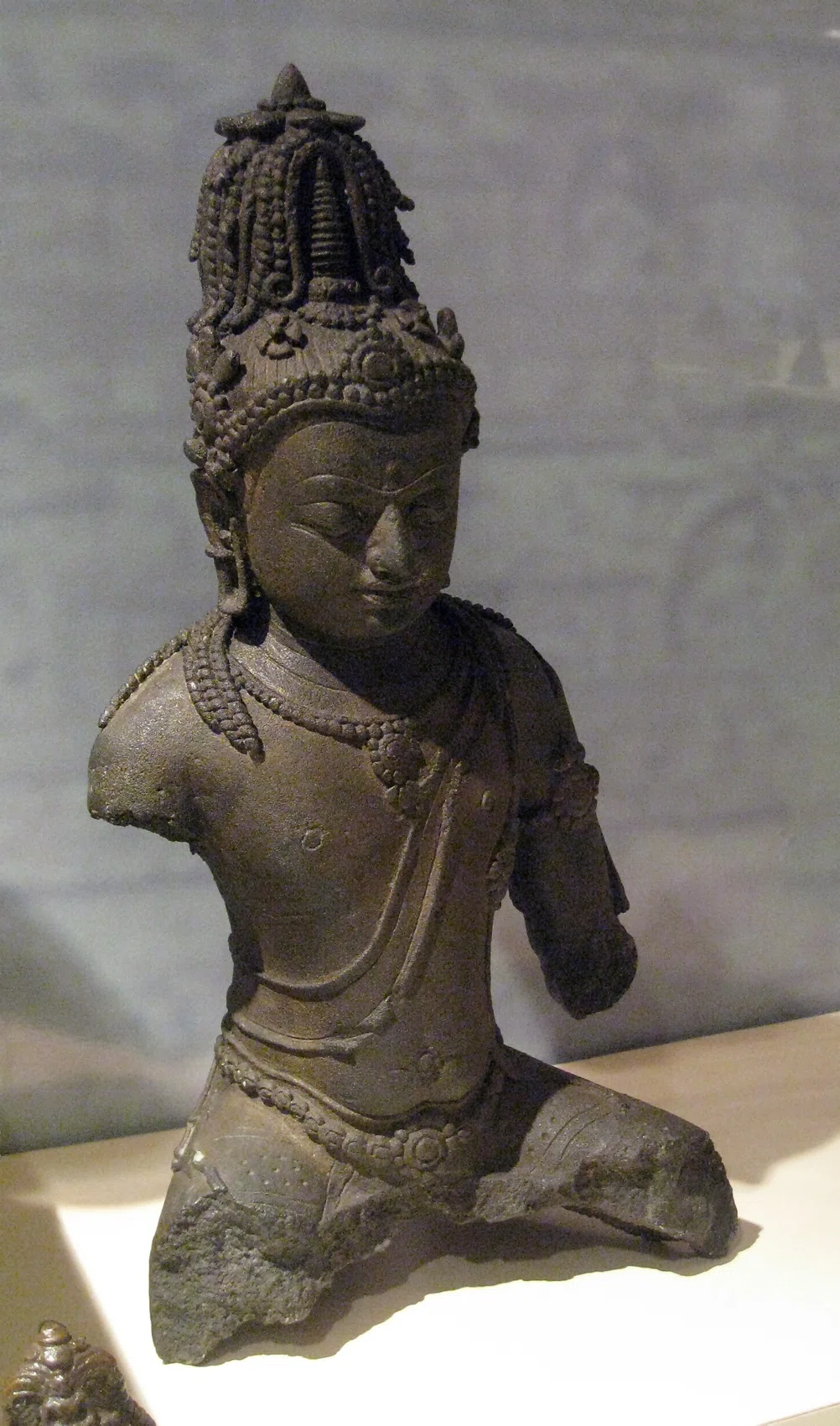 ☆東国☆インドネシア 仏教美術 木彫仏像（検）古美術 アンティーク 