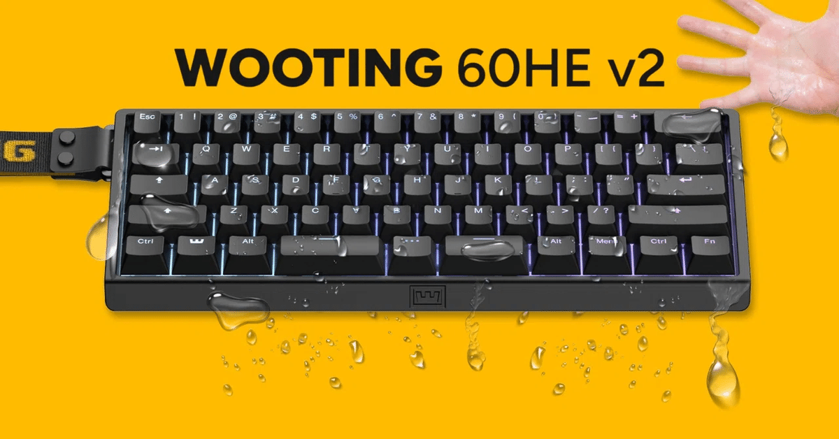 Wooting 60HE メカニカルキーボード 本体 Wooting 60HE+ | the 60% rapid trigger keyboard
