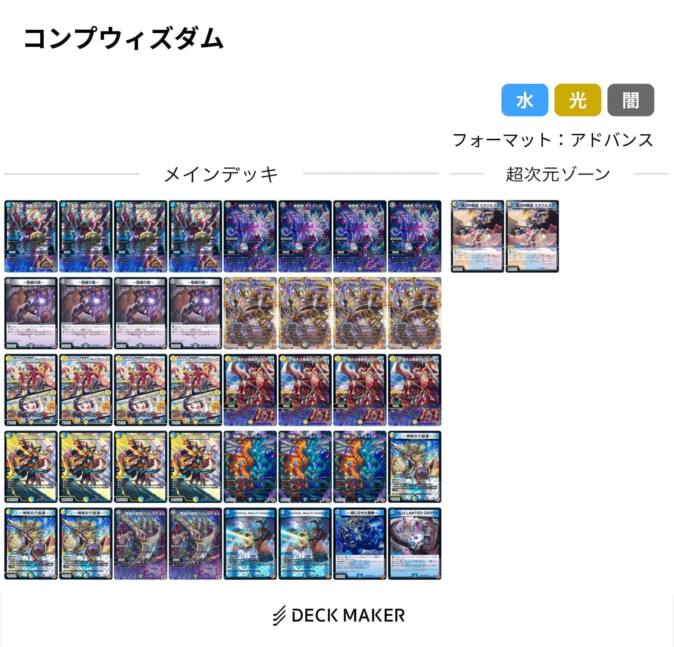ドロマーコンプレックス デッキ 2644 青白黒コンプレックス(ドロマーコンプレックス、ドロマーマガル