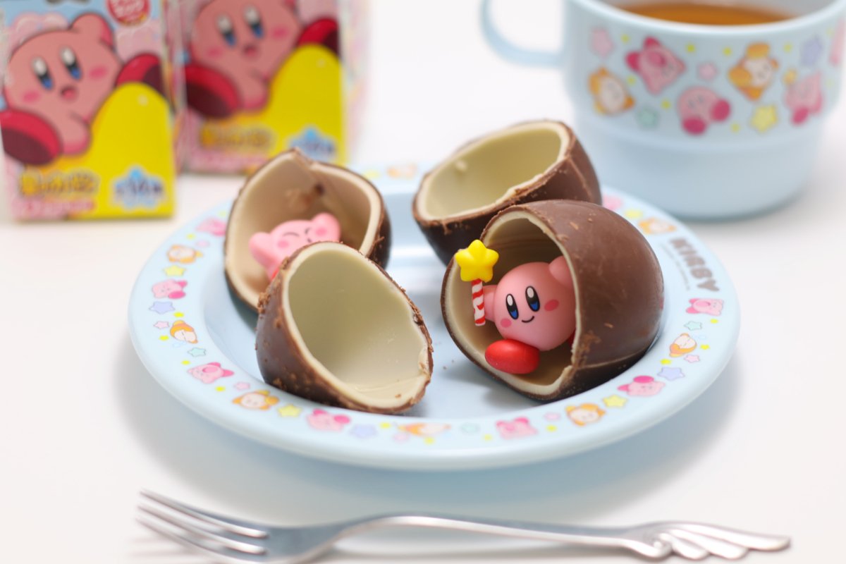 星のカービィ チョコエッグ』開封！3体同じものが揃ったのでカービィ