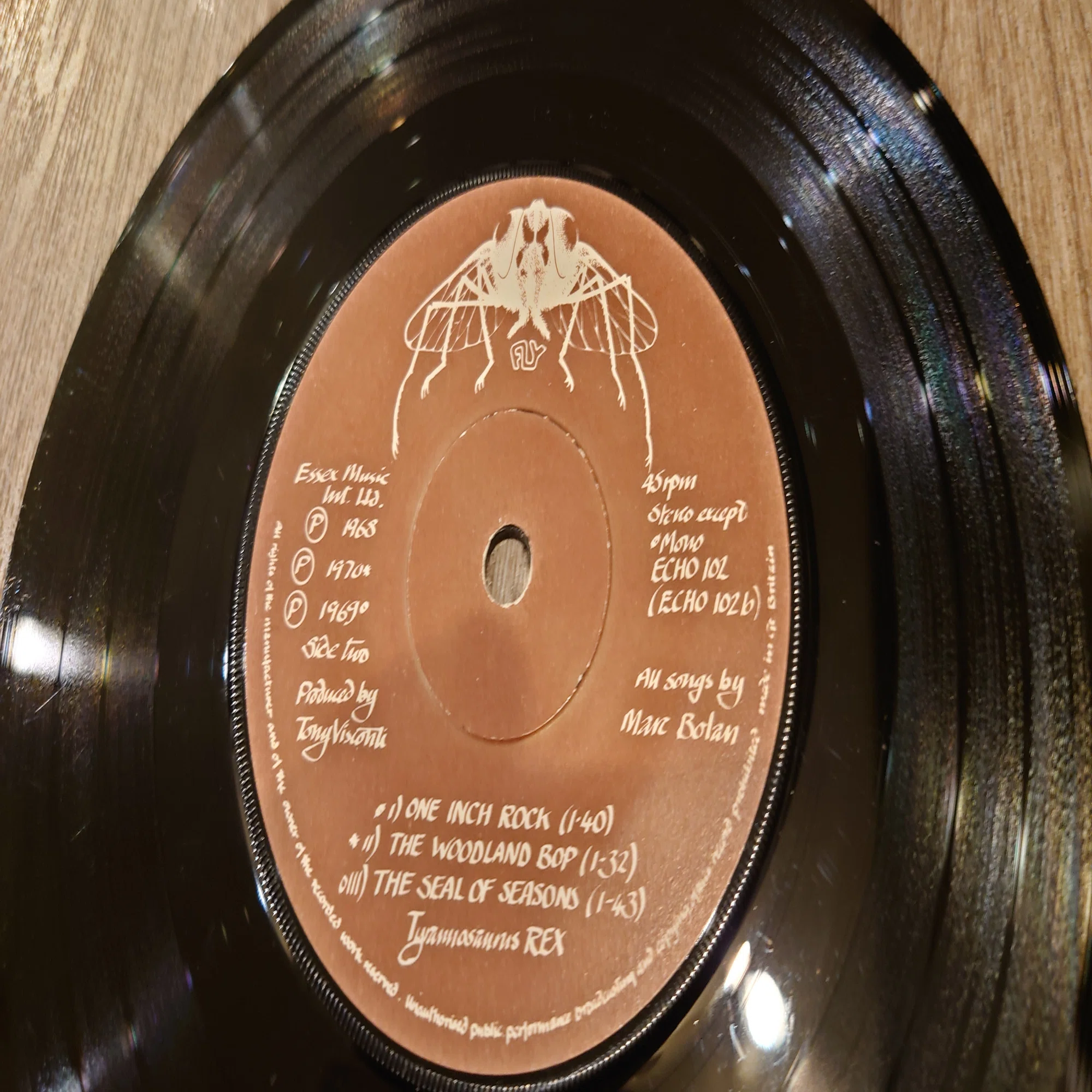 7-inch Record Specialty Shop Notes 1123: 
